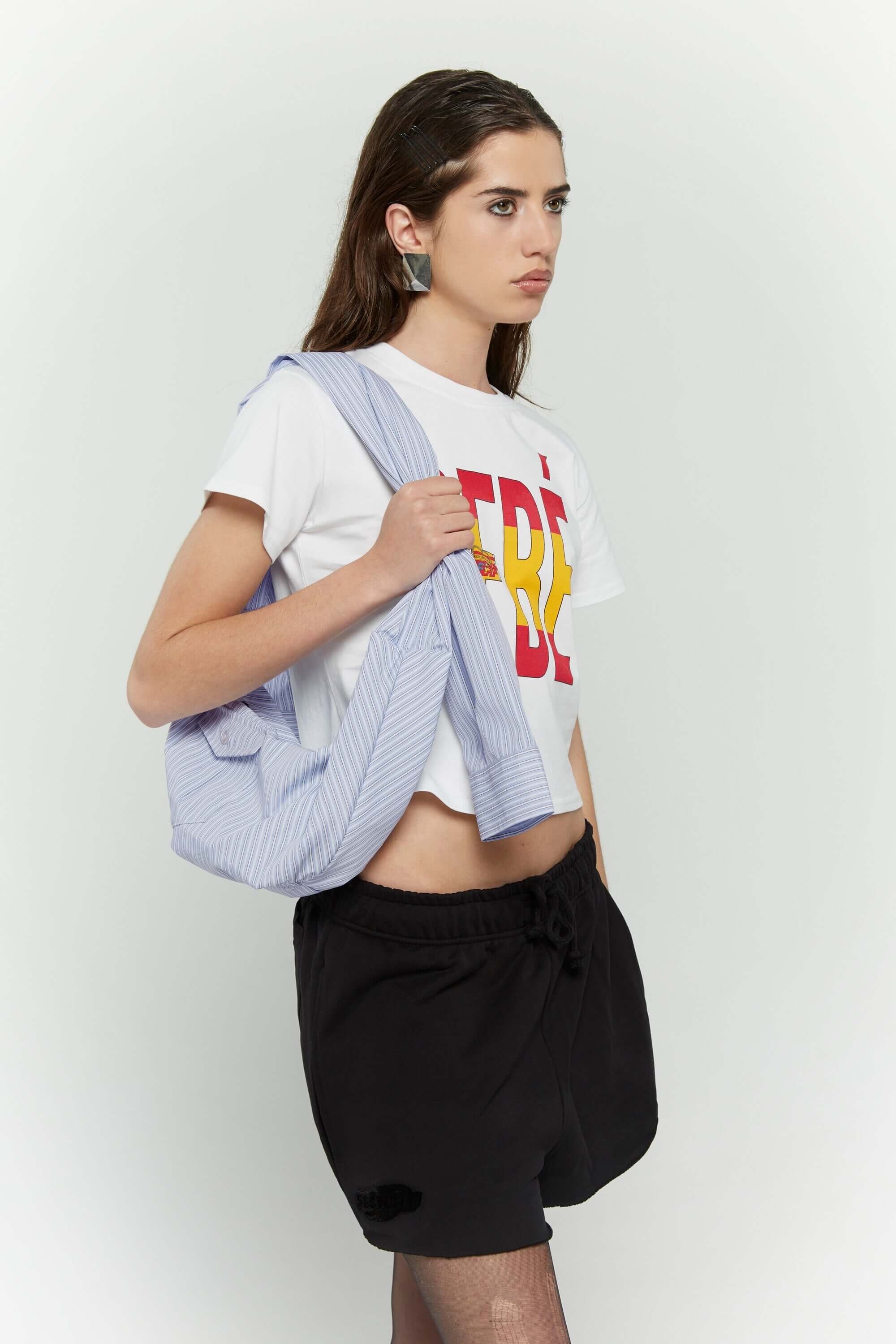【Focus Store】現貨 SSSTUFFF SS26 Stripe Shirtsleeve Bag Mini 襯衫手袖造型 肩背包