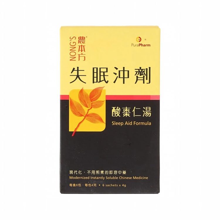 農本方 失眠沖劑 酸棗仁湯 (6 x 4g)