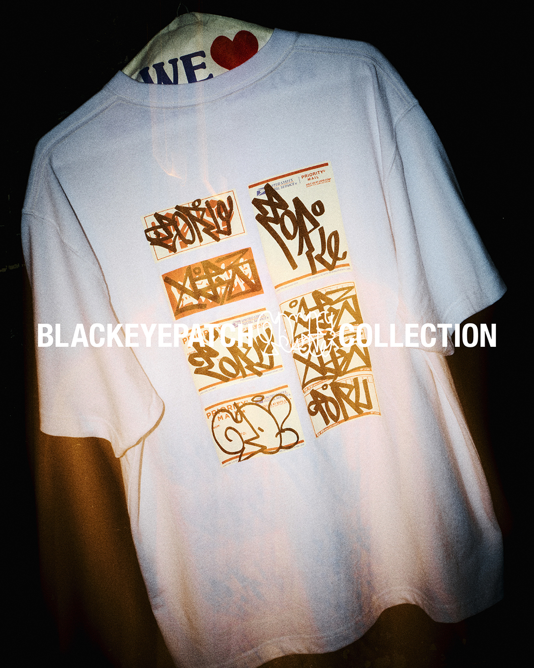 ブラックアイパッチ TORU Collection Tシャツ L BLACK EYE PATCH TORU LABEL TEE WHITE
