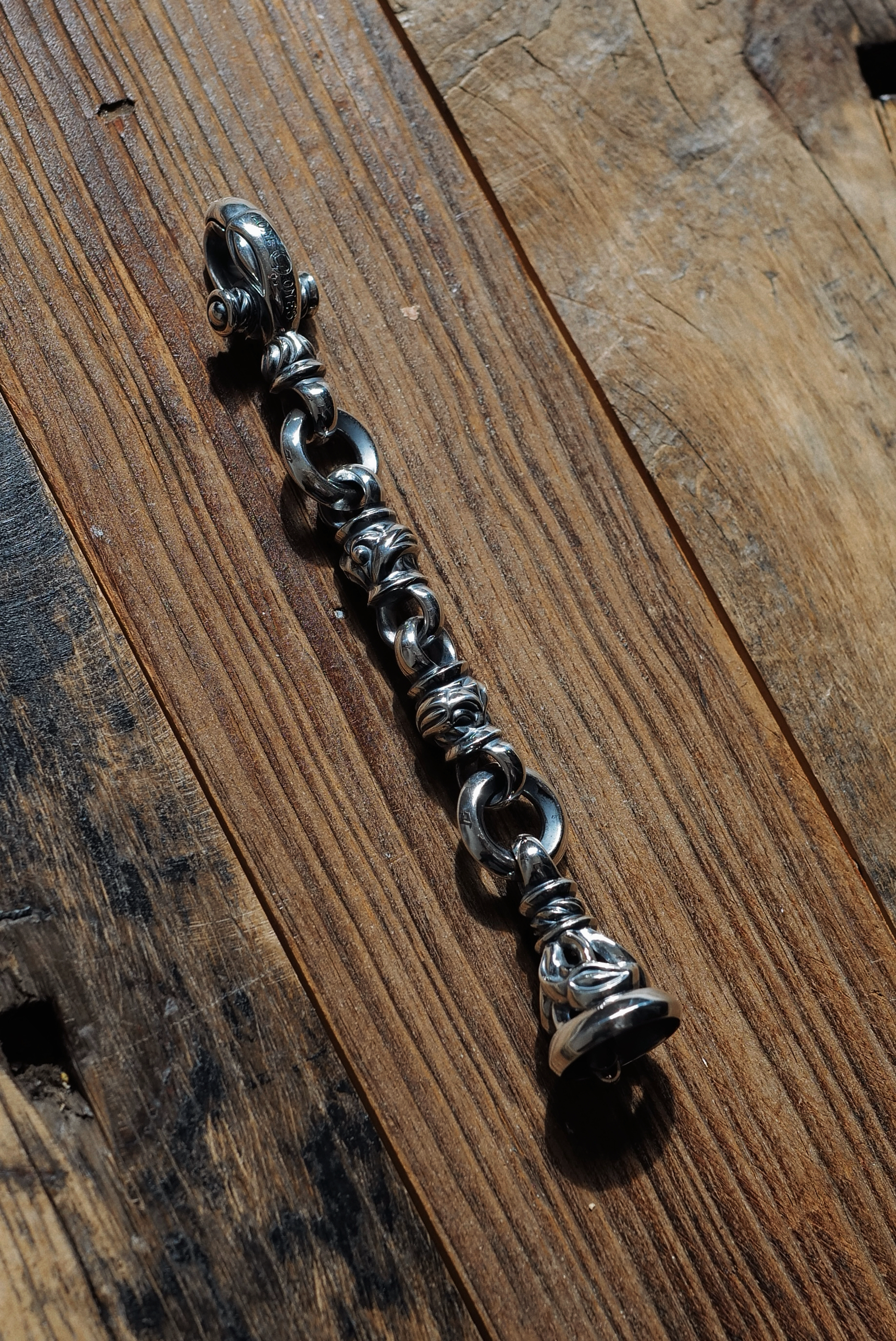 Two Hawks w/ M Crane Bell Key Clasp