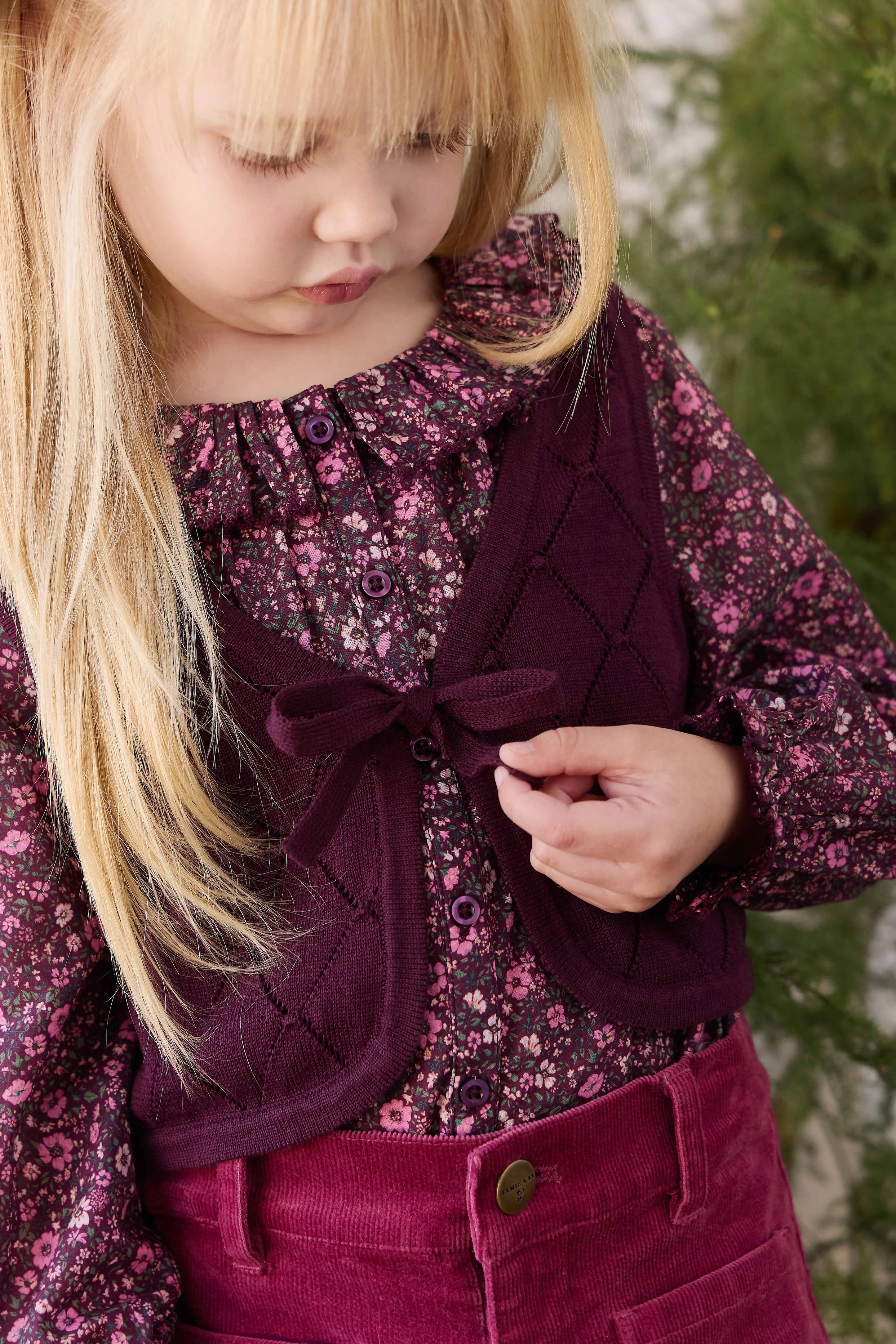 【預購】JAMIE KAY - Lilah Knitted Vest（Fig）