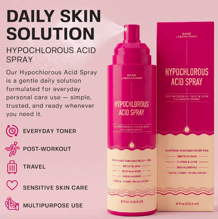 [新包裝] BASE LAB 次氯酸促進癒合皮膚噴霧 Hypochlorous Acid Spray 236.6ml