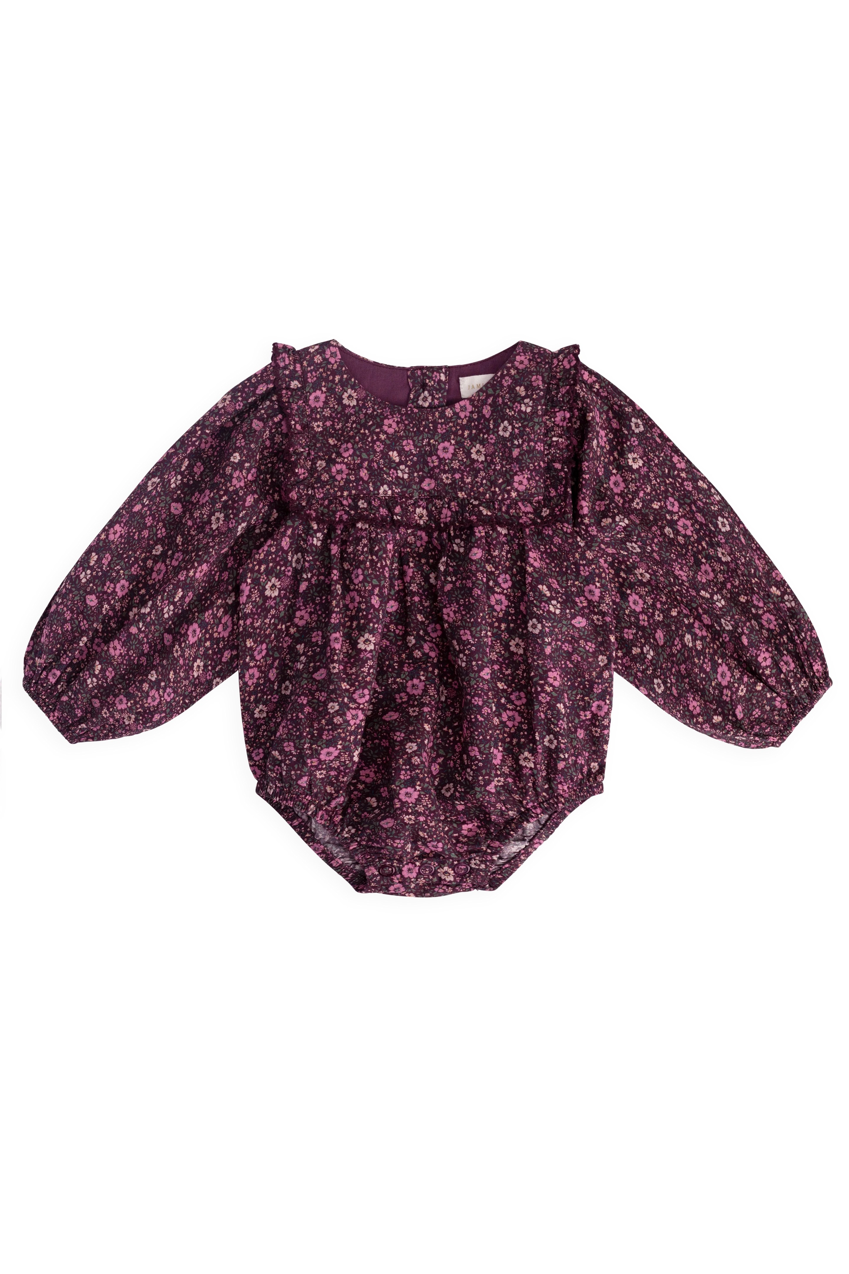 【預購】JAMIE KAY -Organic Cotton Frances Playsuit（Flora Fig）