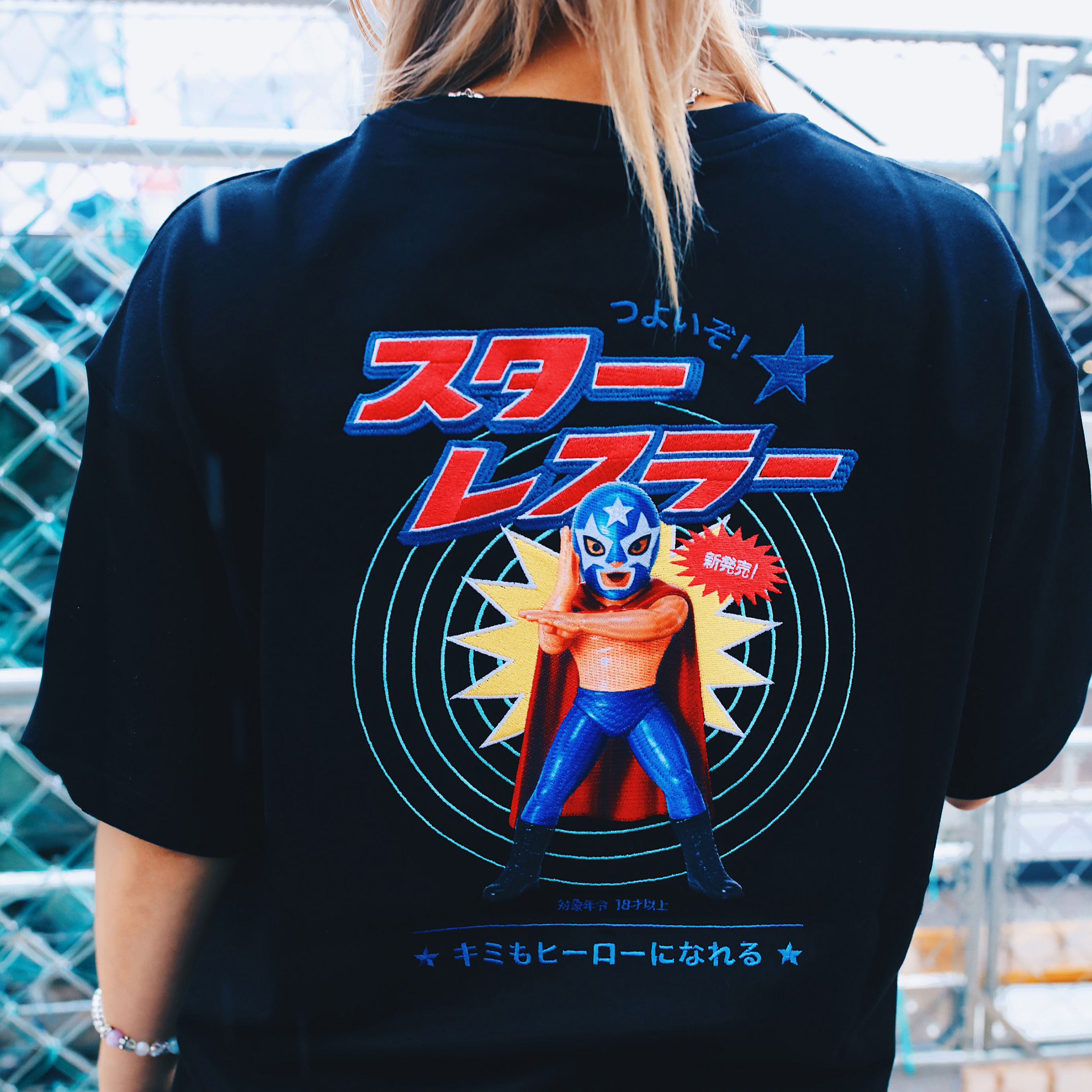 レトロプロレスフィギュア　Tシャツ
