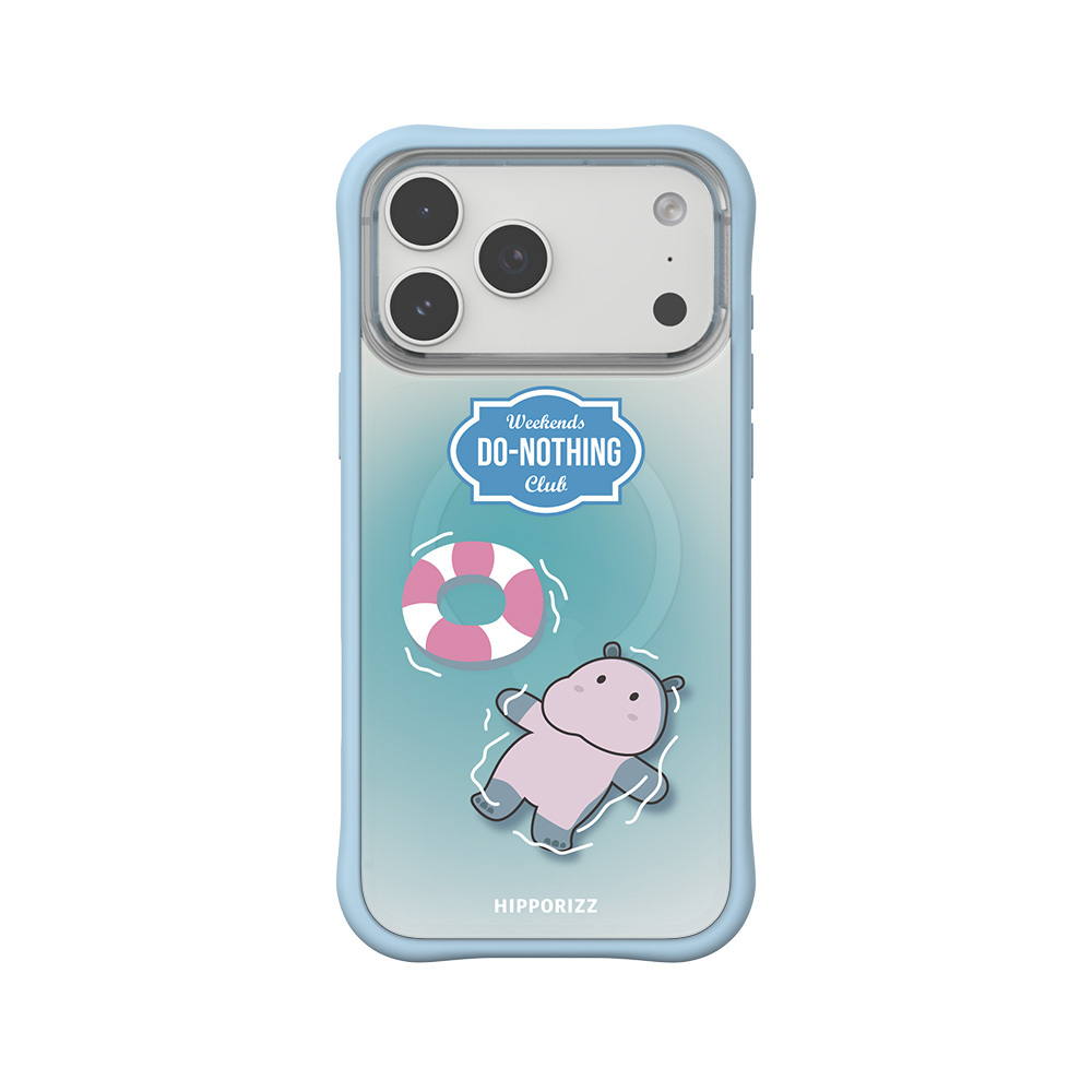 Hipporizz Swapit 矽膠磁吸保護殼 iPhone 18 Pro 系列｜漂浮河馬