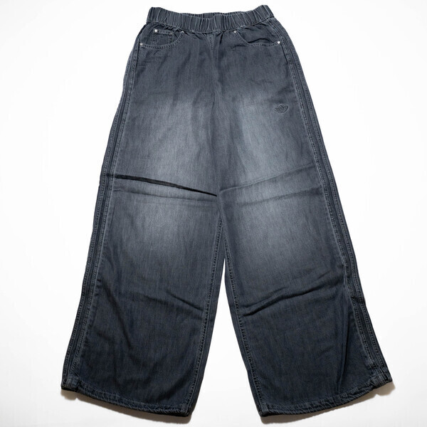 Adidas 愛迪達 Soft Denim Pant KY5692 女 長褲 牛仔長褲 休閒長褲 丹寧 黑灰