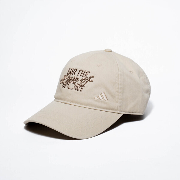 Adidas 愛迪達 Slogan Cap KZ2326 帽 運動帽 老帽 棒球帽 卡其 米棕