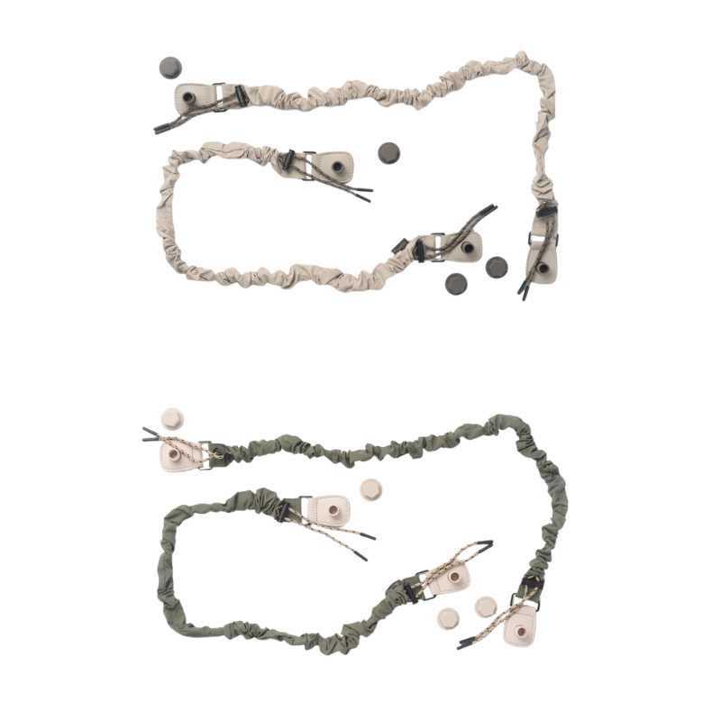 HKBG0819-022 (只適用於HB001, HB002, HB010) SS001-抓皺繩索手袋帶 (A22杏色/B22綠色)