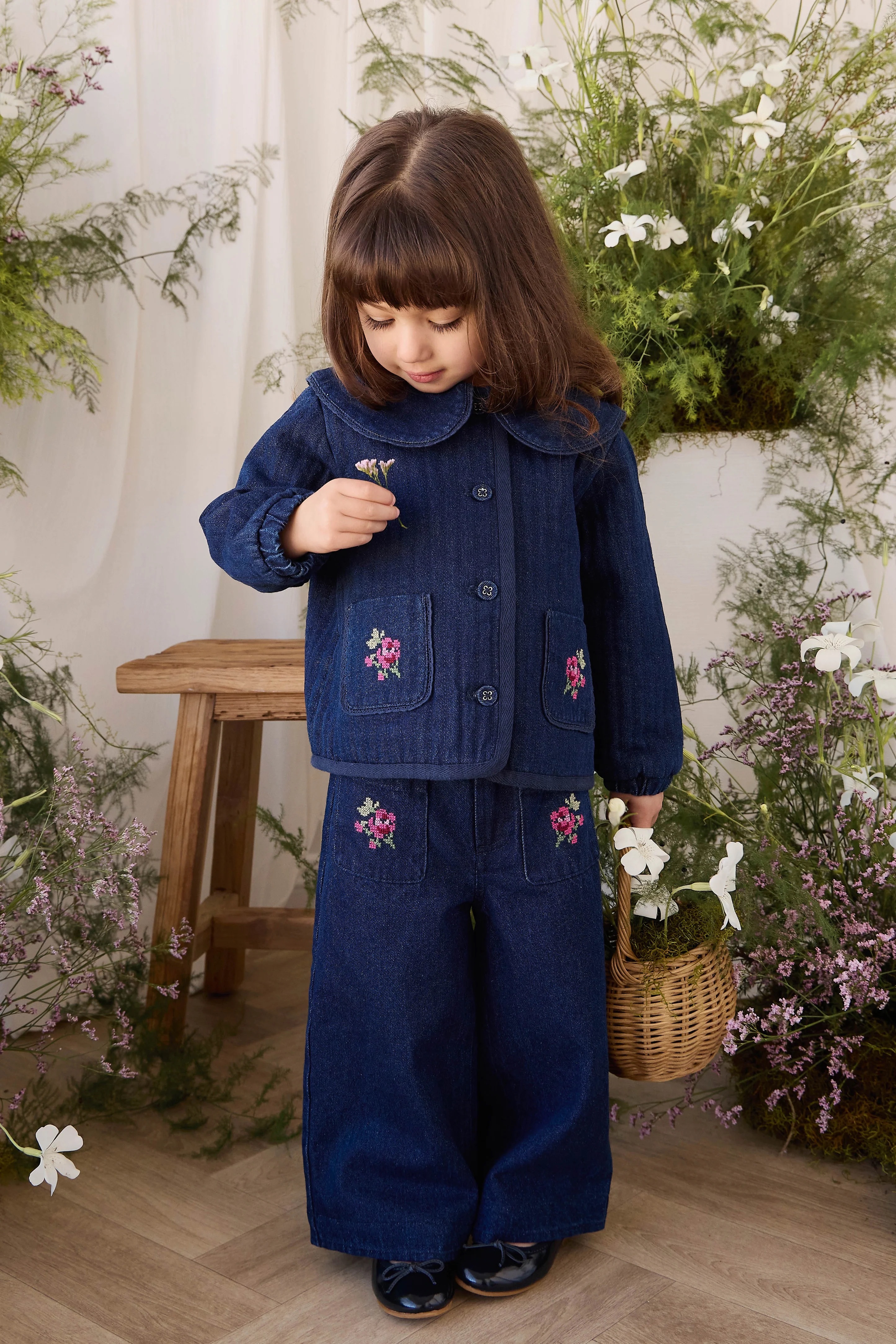 【預購】JAMIE KAY -Ines Pant（Deep Sea Denim Orchid Rose）