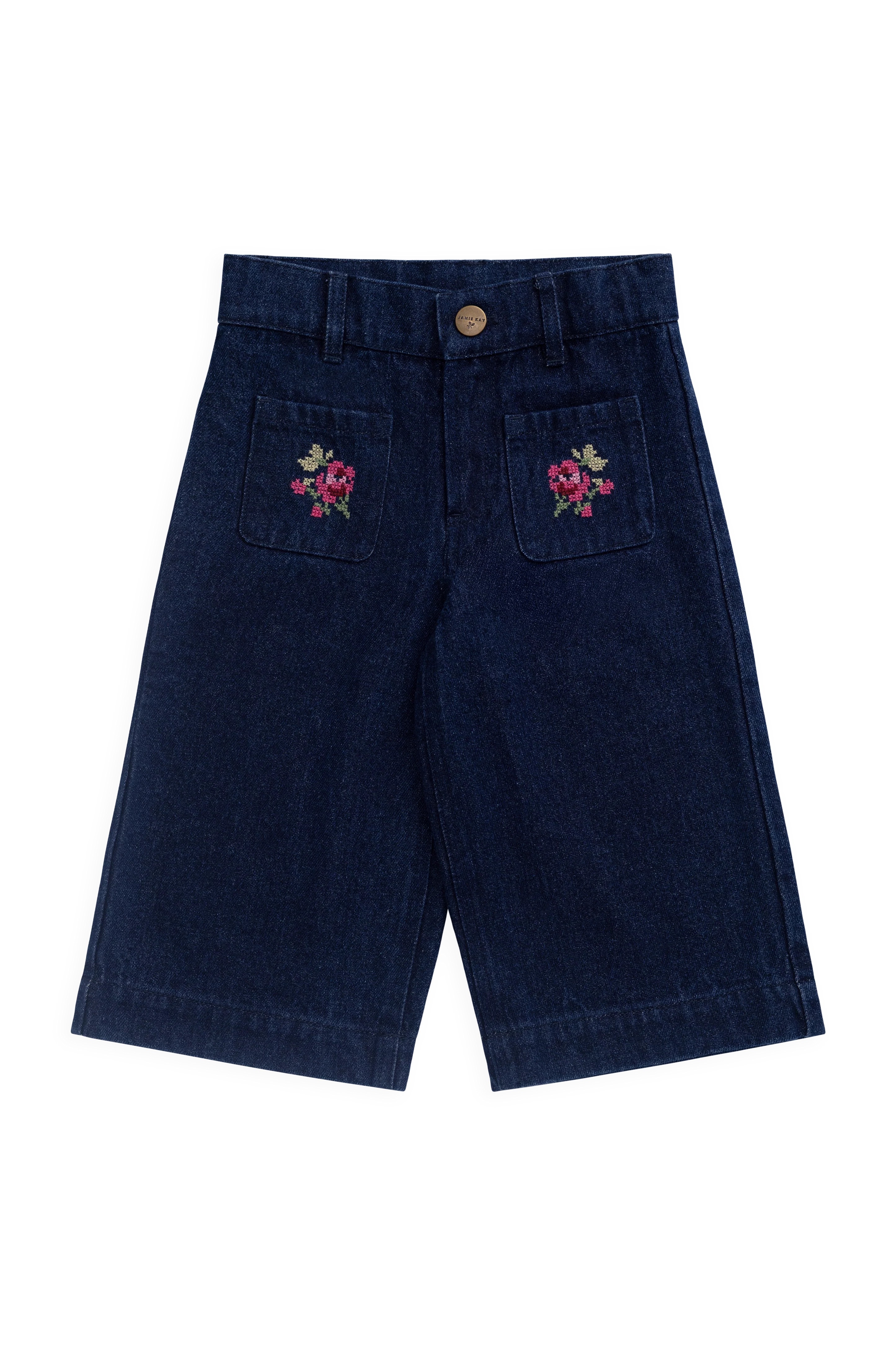 【預購】JAMIE KAY -Ines Pant（Deep Sea Denim Orchid Rose）