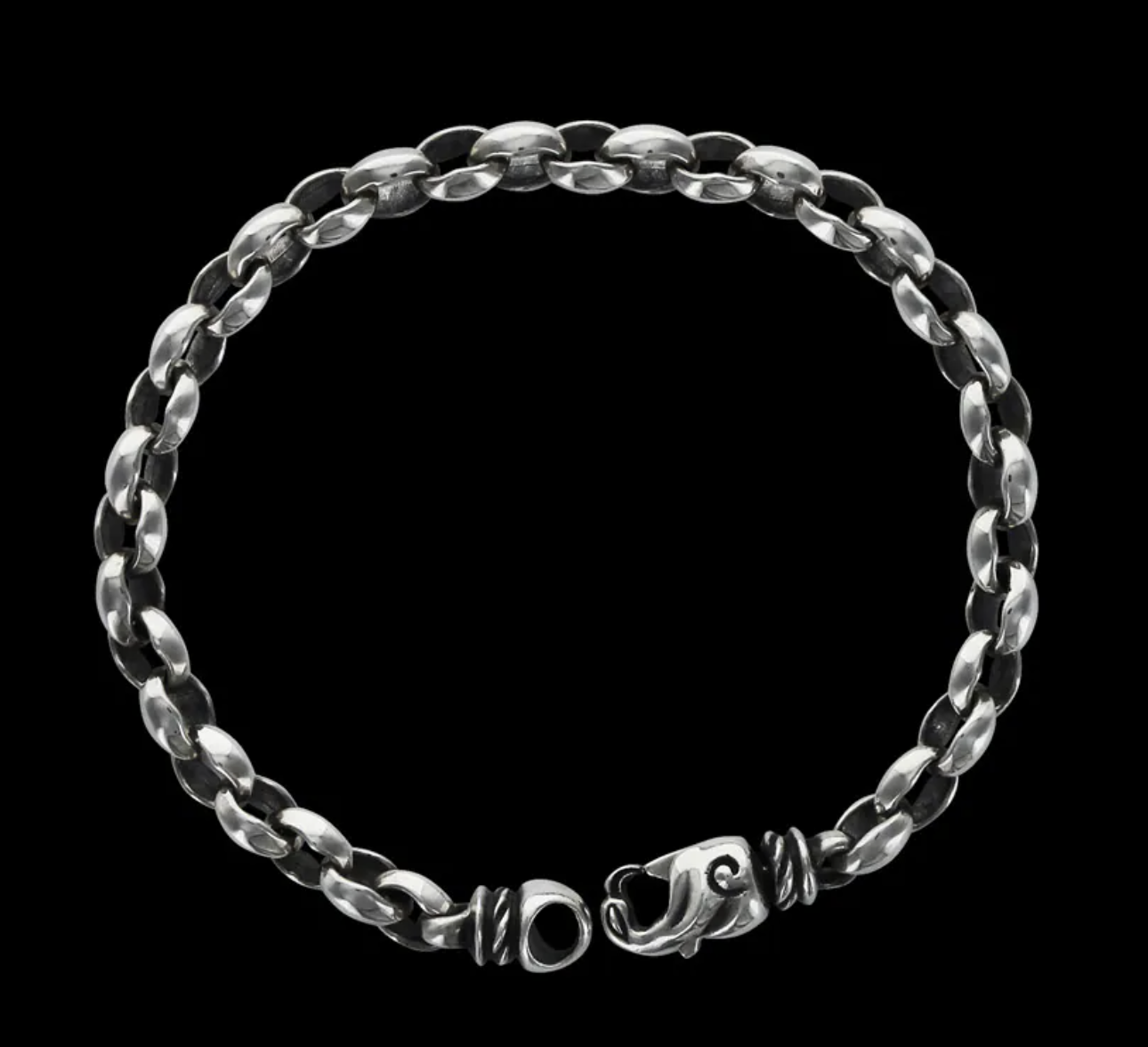 MF Bracelet:6mm Mini Silk Lobster Clasp