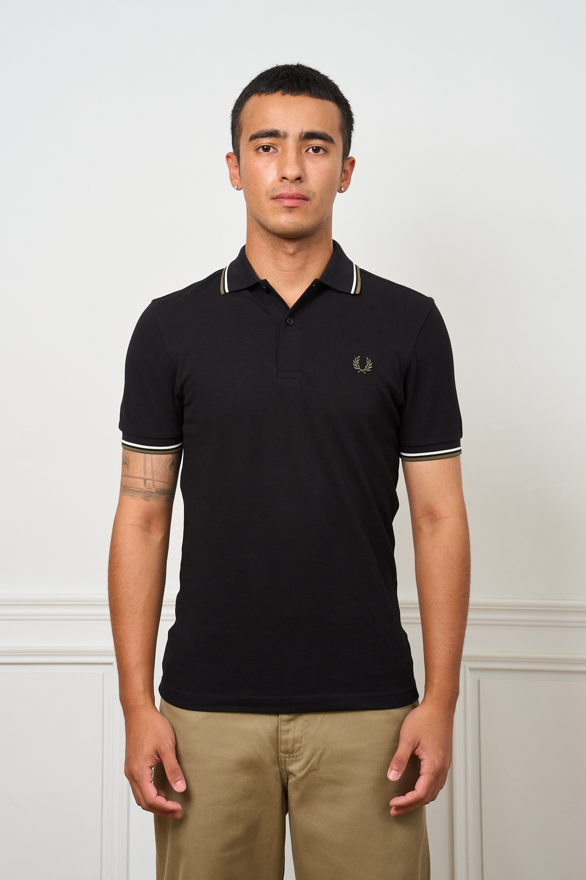 FRED PERRY 經典雙滾邊修身 Polo 衫TWIN TIPPED FRED PERRY SHIRT【M3600】