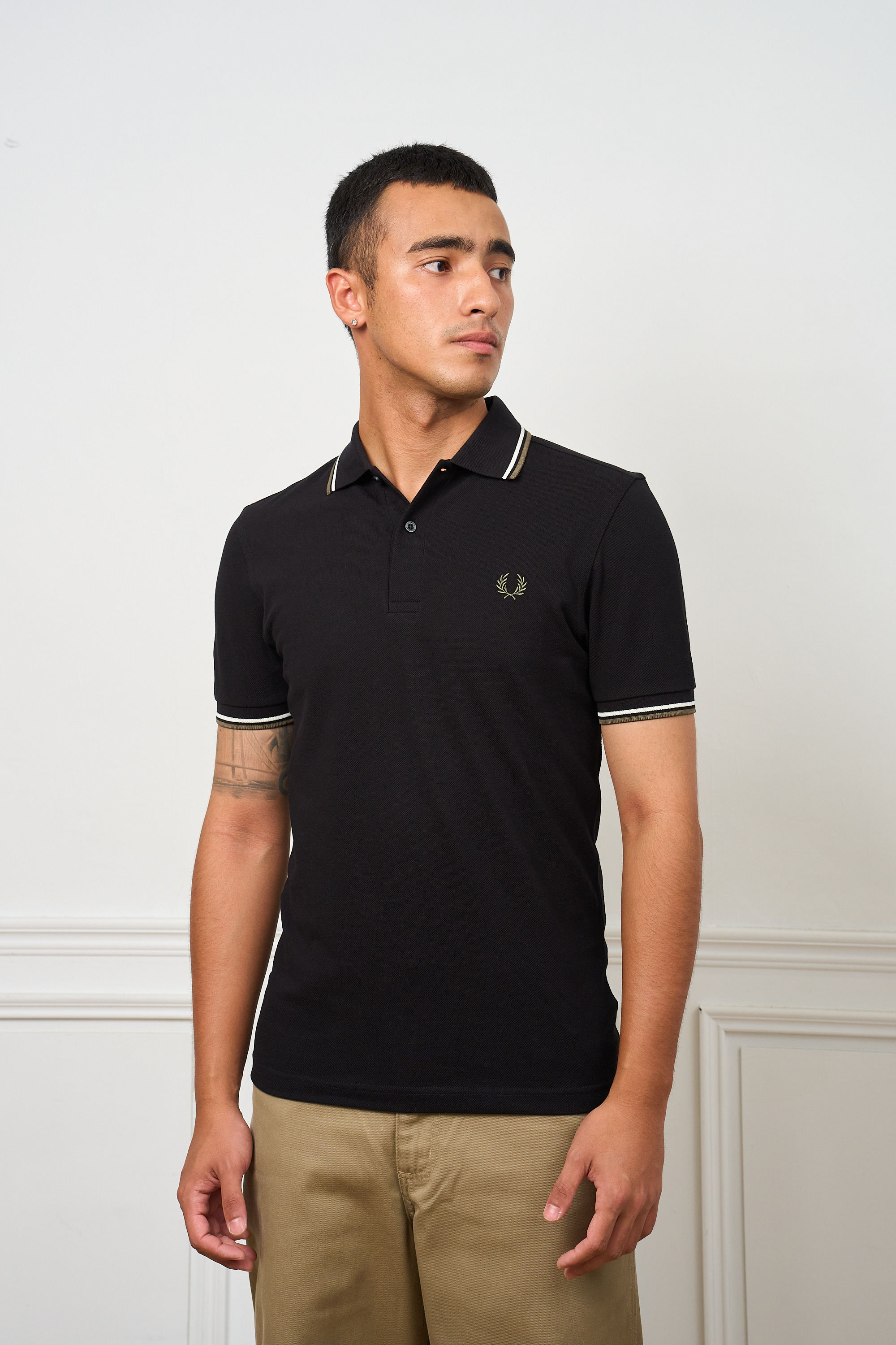 FRED PERRY 經典雙滾邊修身 Polo 衫TWIN TIPPED FRED PERRY SHIRT【M3600】
