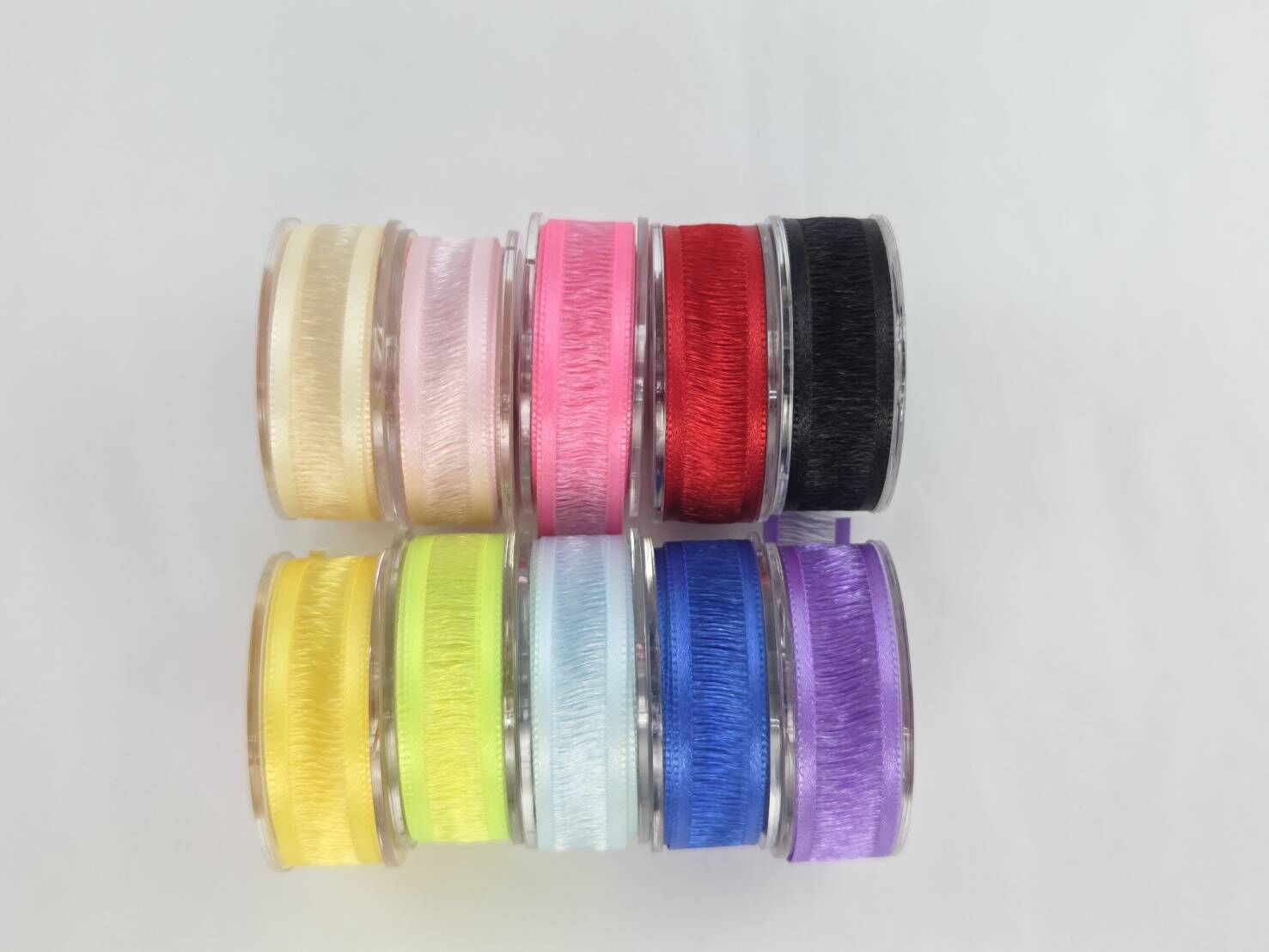 Sheer Cutout Organza Ribbon