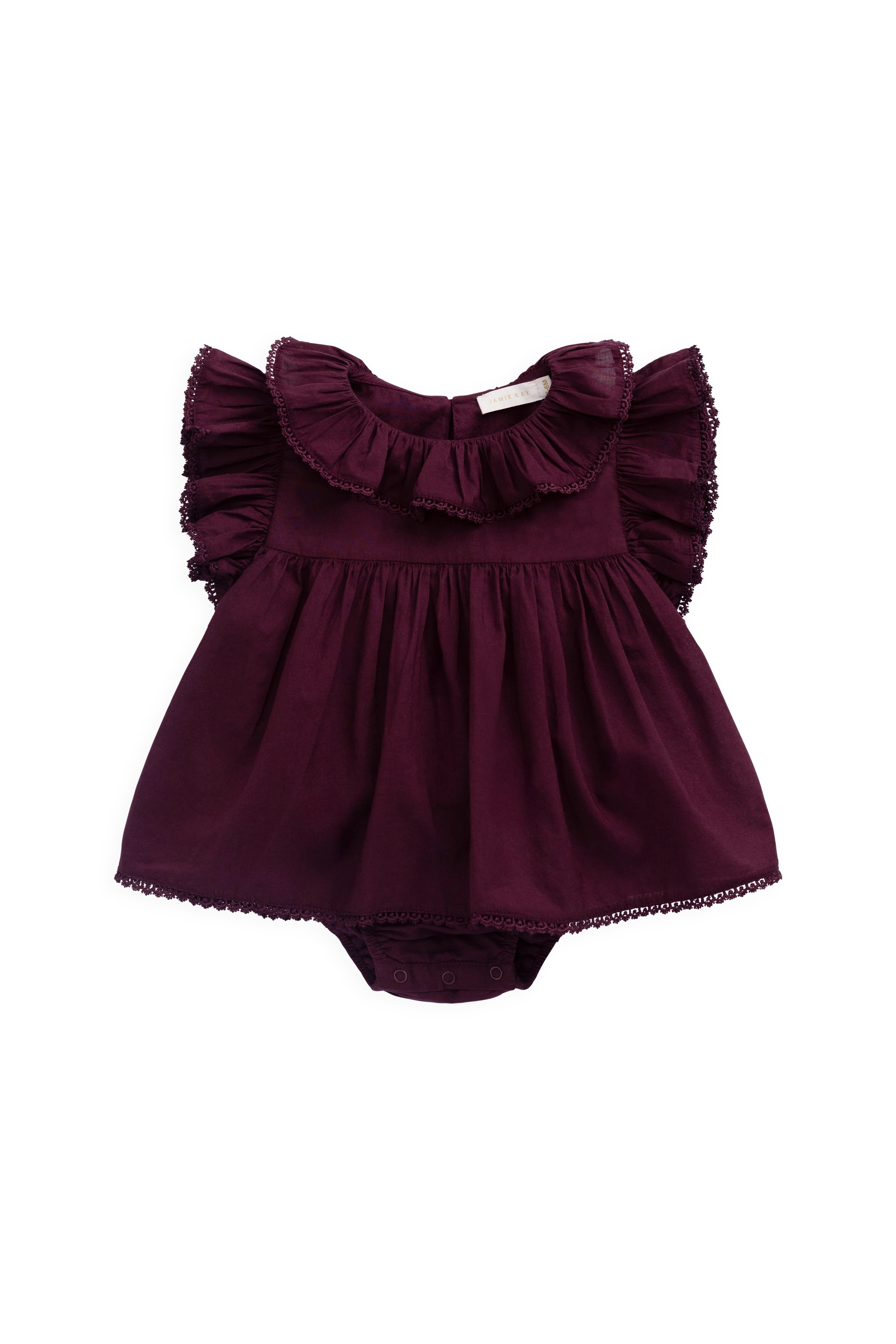 【預購】JAMIE KAY -Organic Cotton Frannie Playsuit（Fig）