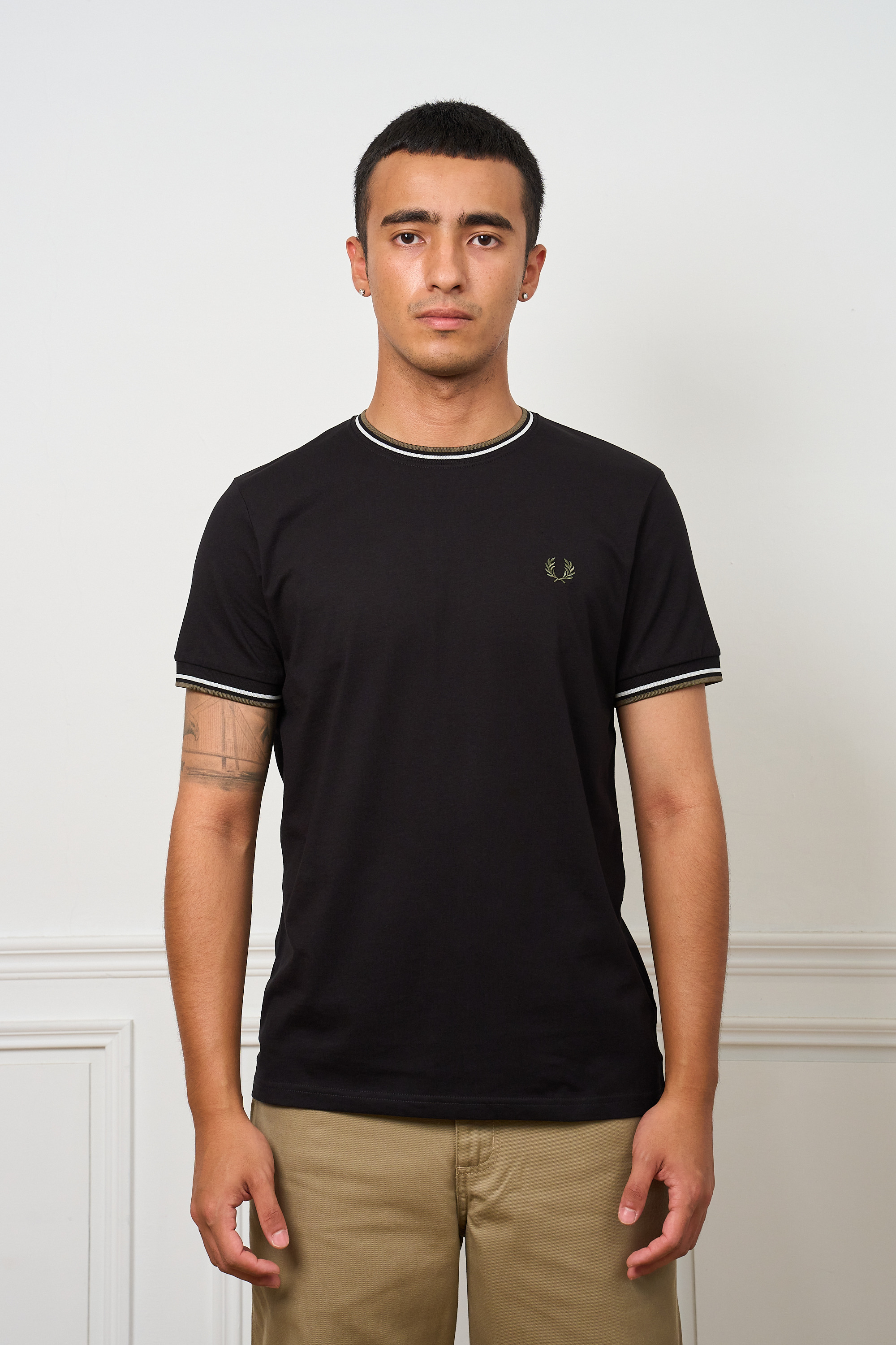 FRED PERRY 雙飾邊桂冠圓領衫Twin Tipped T-Shirt【M1588V】