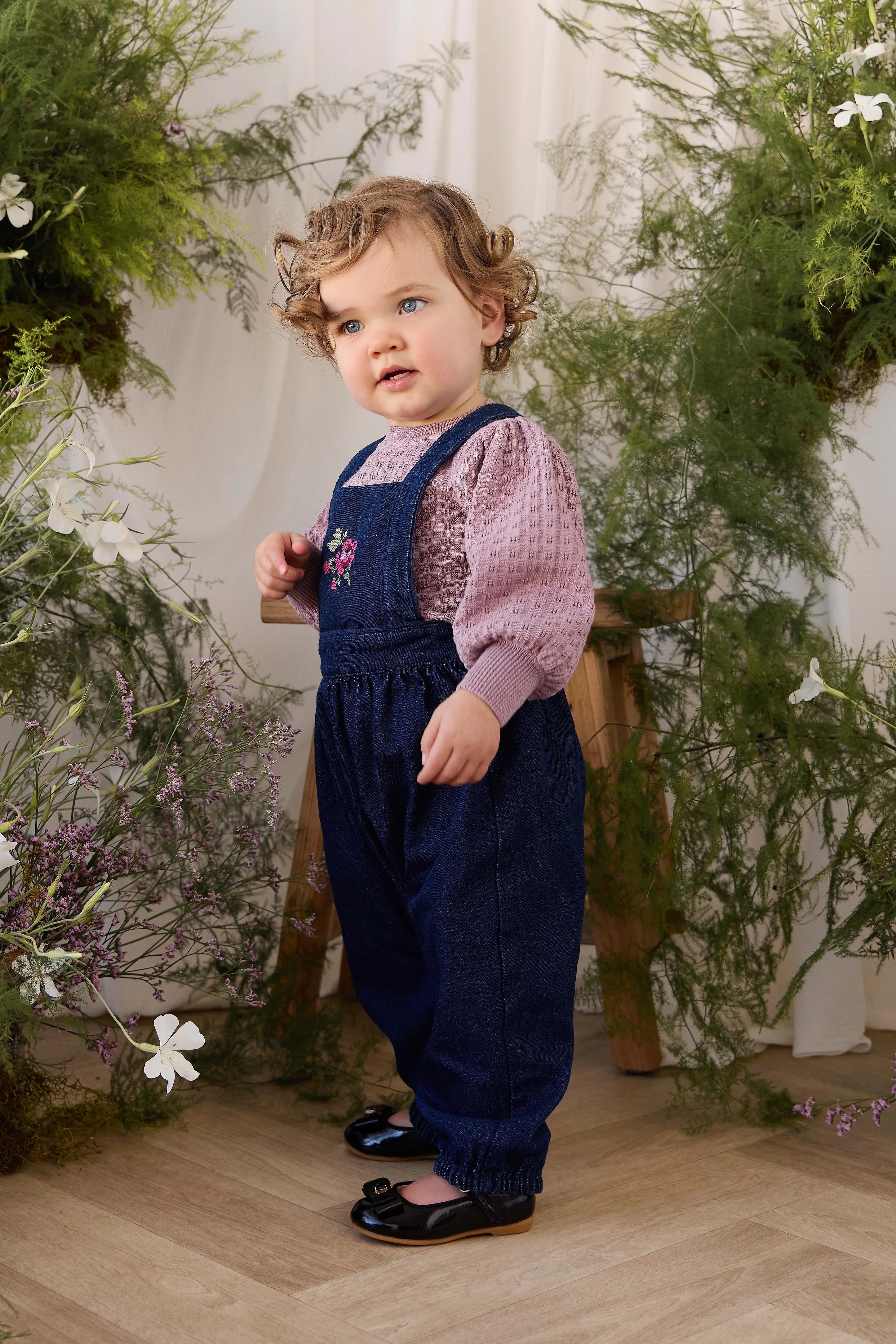 【預購】JAMIE KAY -Maylah Overall（Deep Sea Denim Orchid Rose）