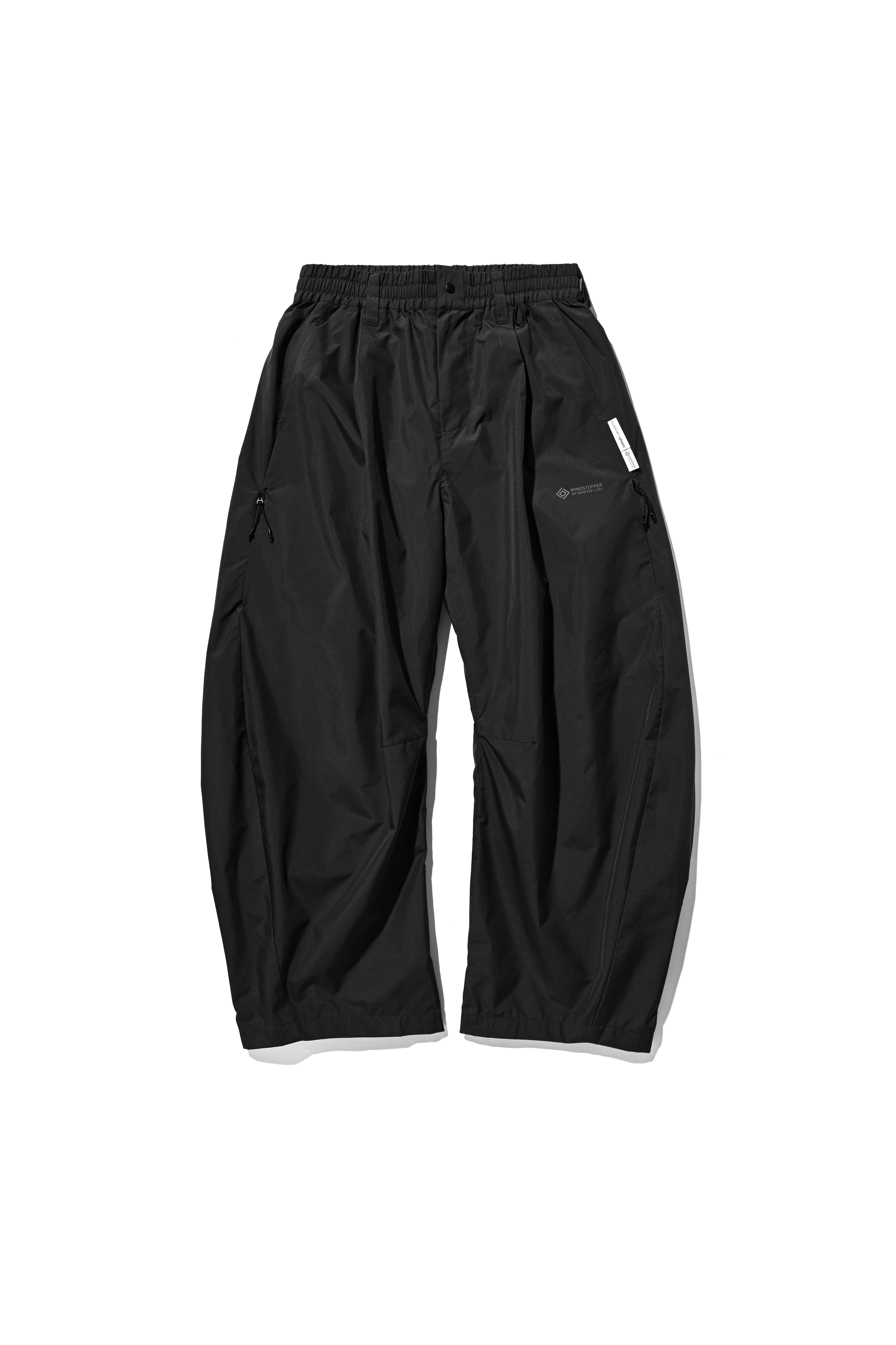 CLESSTE｜+phenix WINDSTOPPER® by GORE-TEX LABS CITY BARREL LEG PANTS "BLACK"