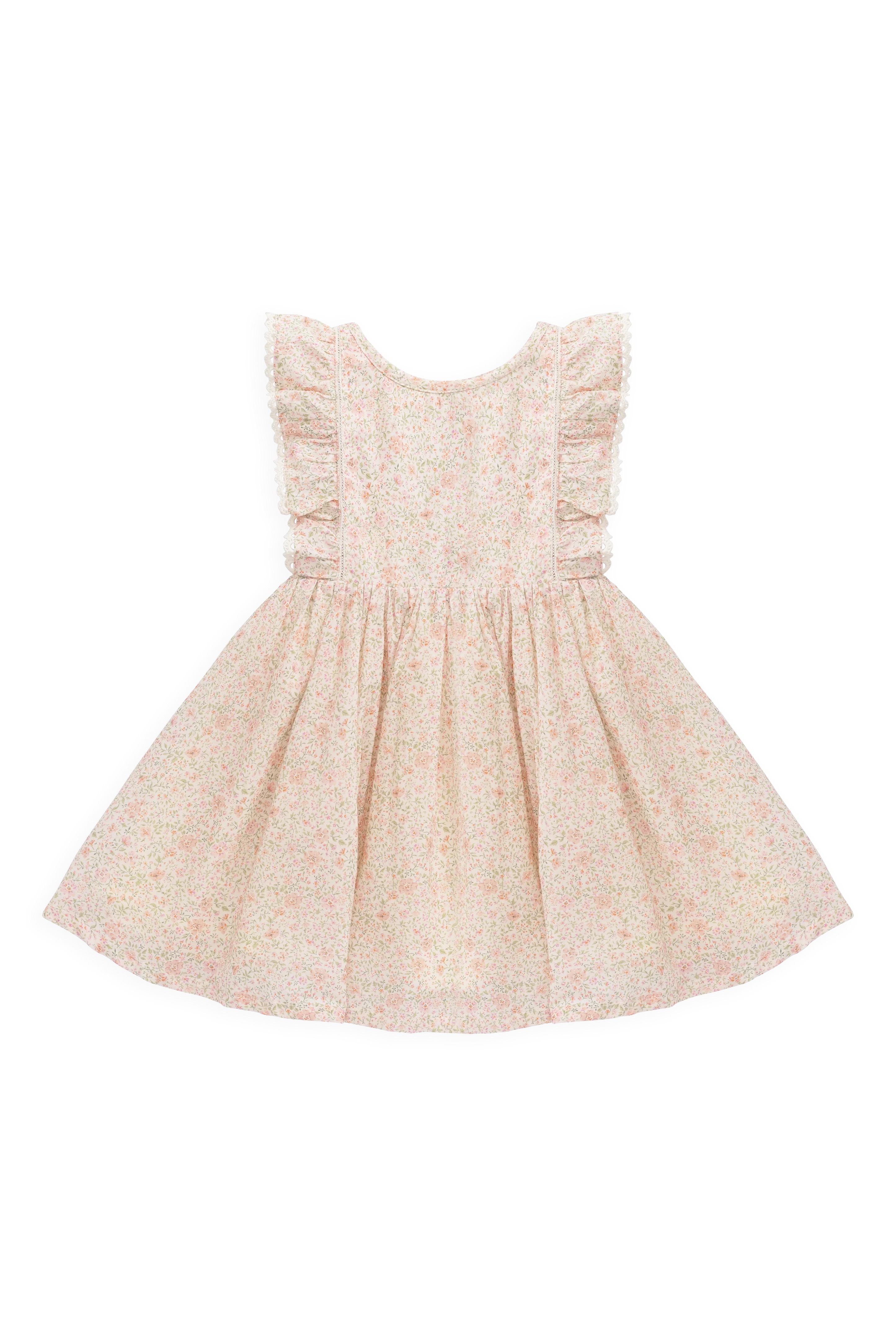【預購】JAMIE KAY -Organic Cotton Helene Dress（Flora Pink）