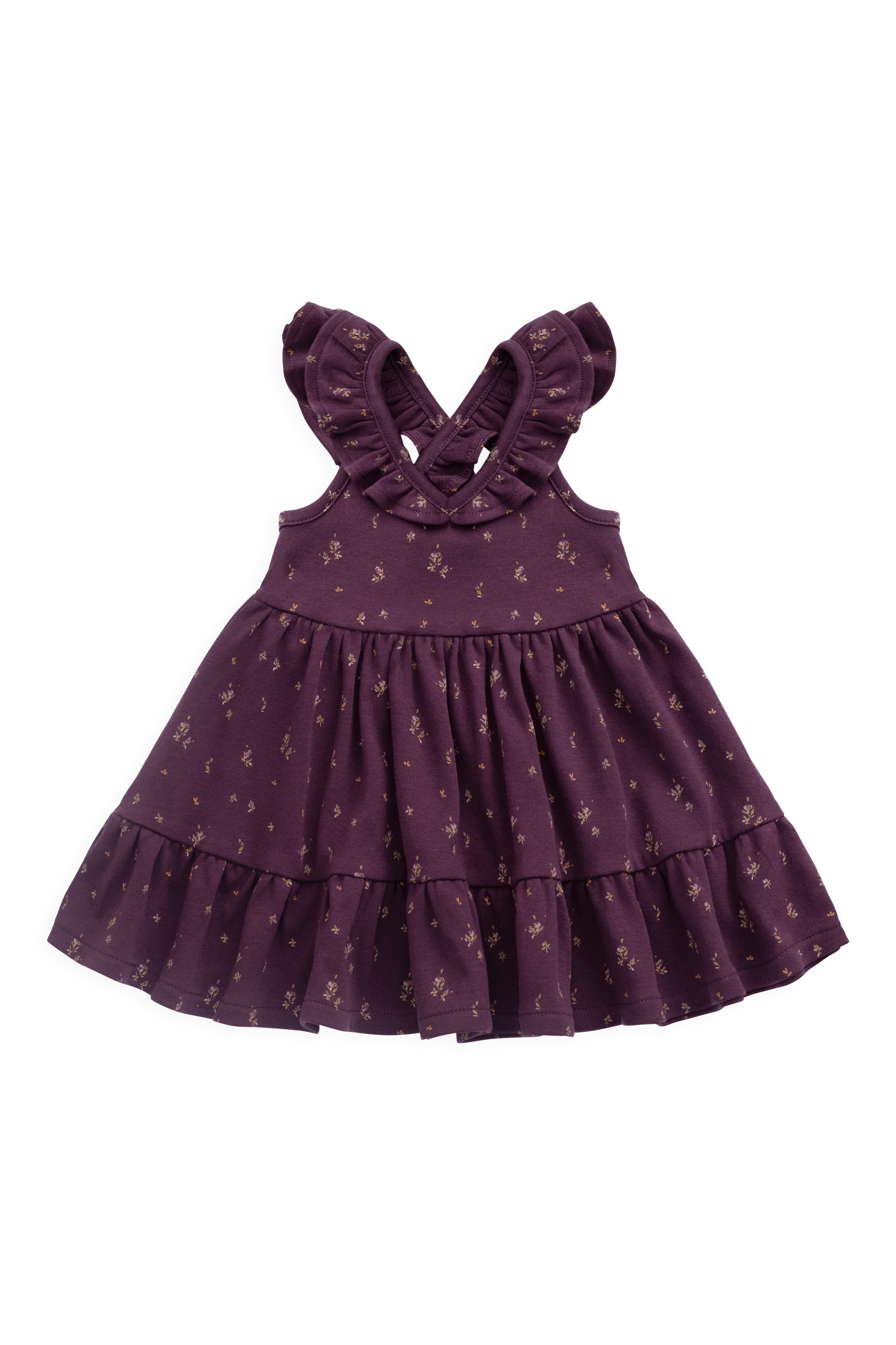 【預購】JAMIE KAY -Organic Cotton Addie Dress（Dina Fig）