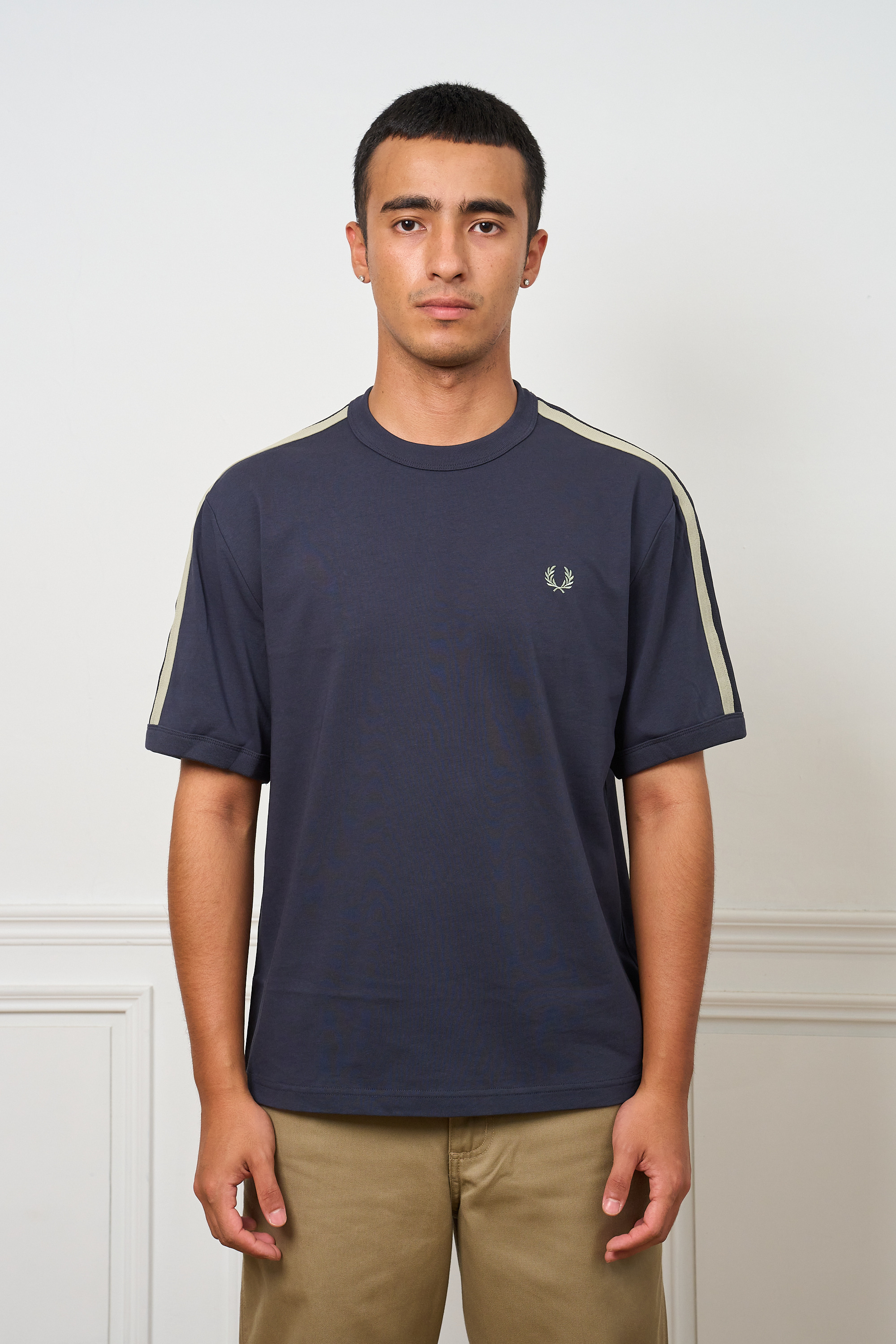 FRED PERRY 雙色網眼織帶圓領衫TWO TONE MESH TAPE T-SHIRT 【M3486】