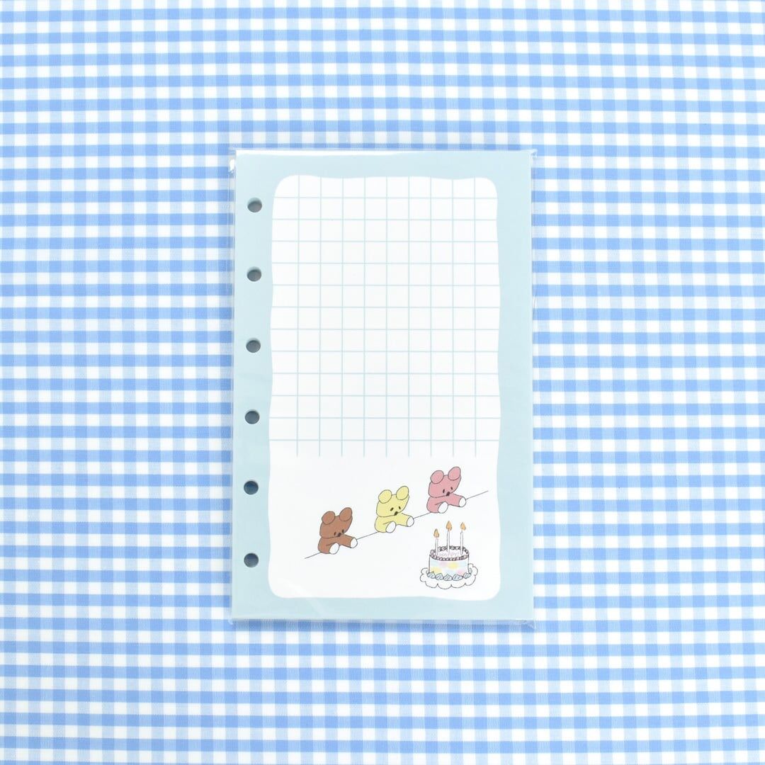 日本PAPIER PLATZ．Nico Recipe M6活頁紙(已打孔) 共2款