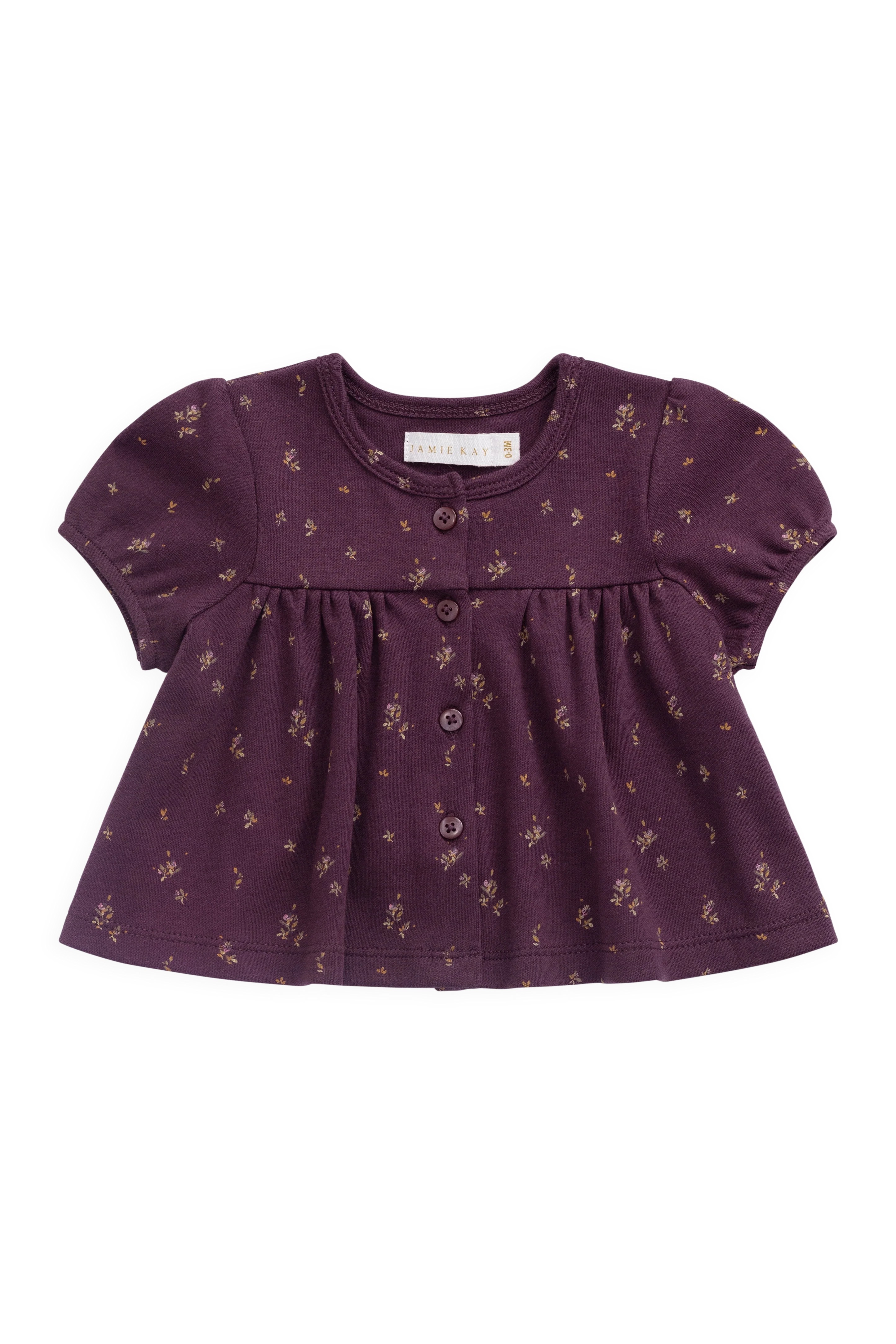 【預購】JAMIE KAY -Organic Cotton Addie Top（Dina Fig）