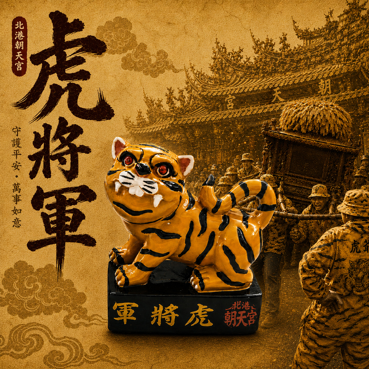 北港朝天宮｜虎威鎮守・虎爺小公仔
