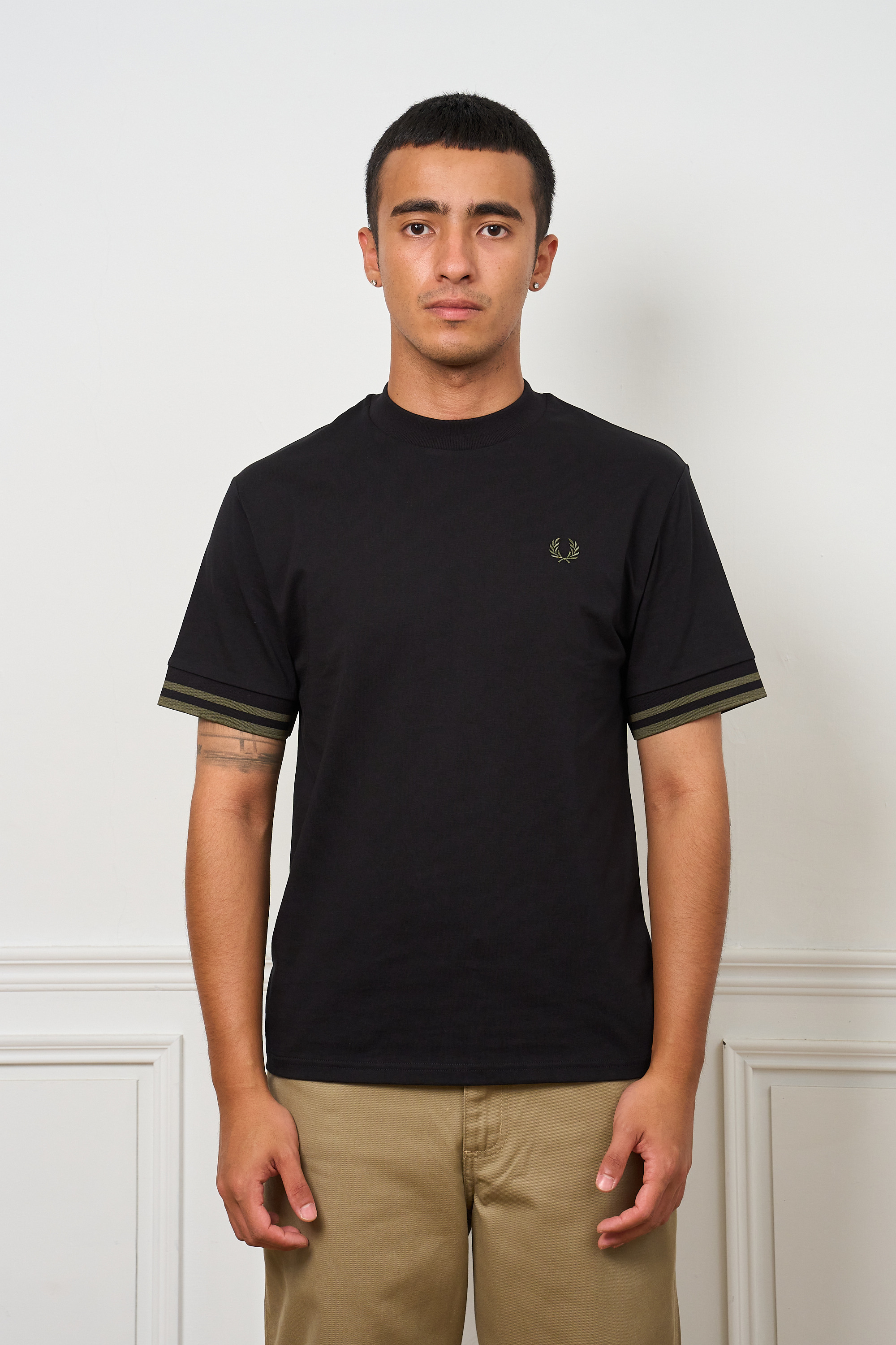 FRED PERRY 寬邊雙條紋圓領衫BOLD TIPPED TSHIRT【M3484】