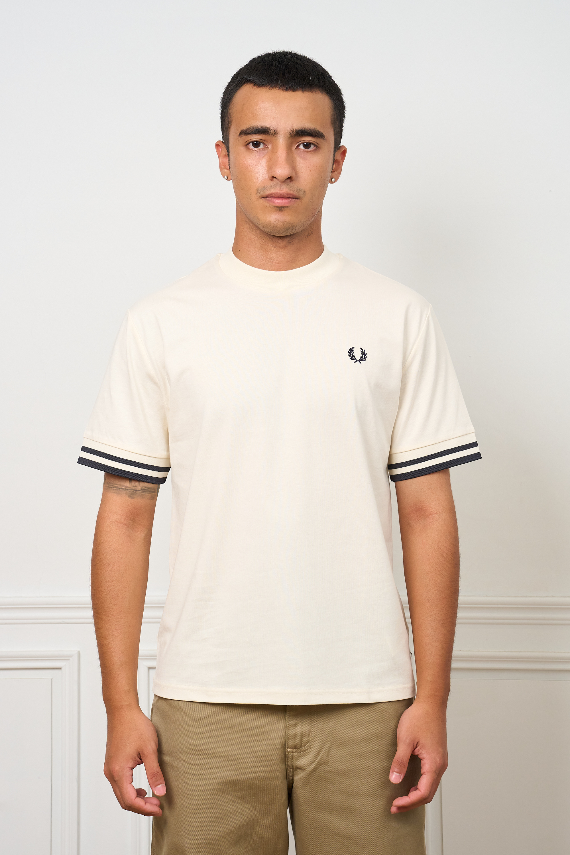 FRED PERRY 寬邊雙條紋圓領衫BOLD TIPPED TSHIRT【M3484】