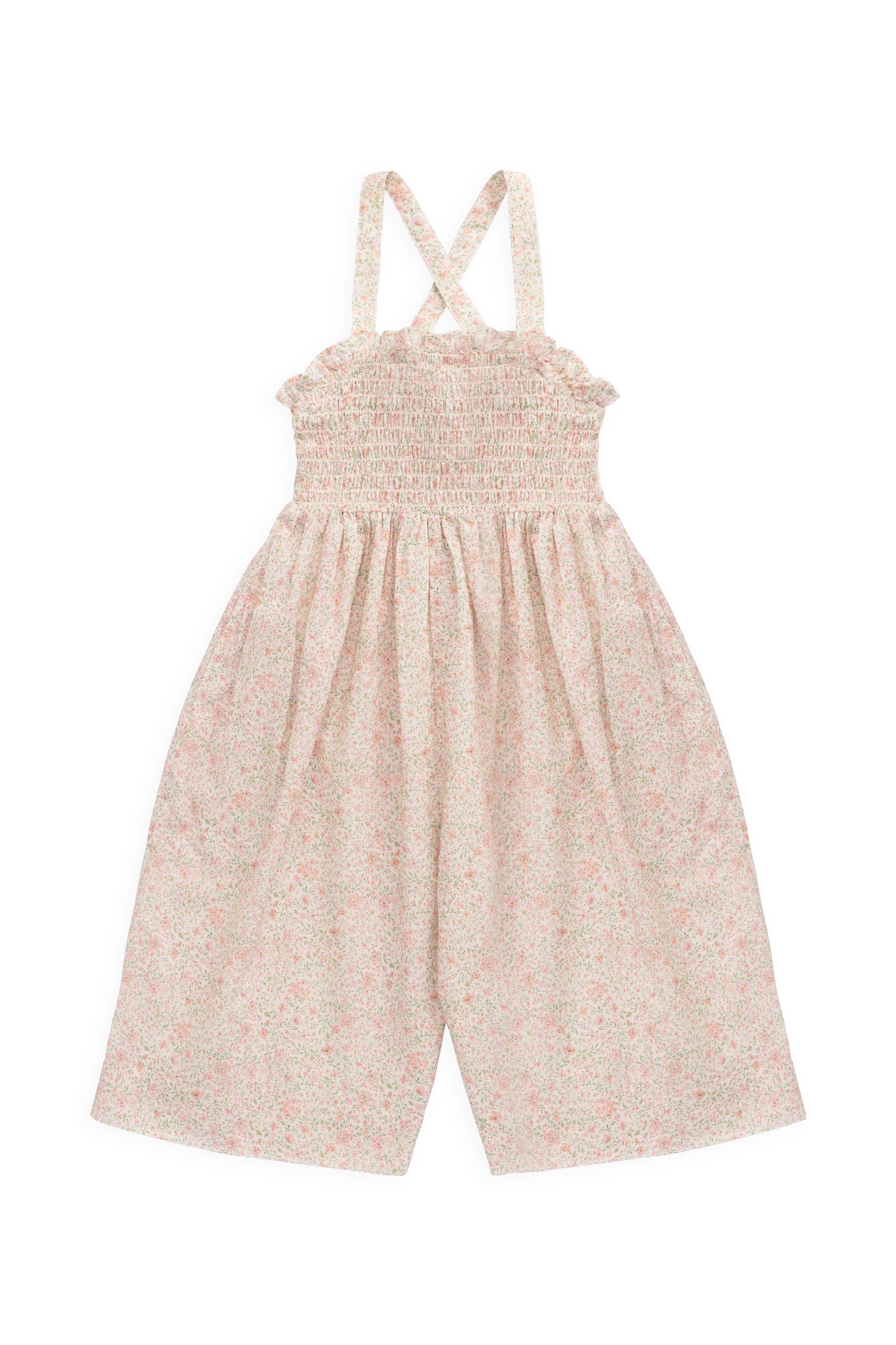 【預購】JAMIE KAY -Organic Cotton Arabella Jumpsuit（Flora Pink）