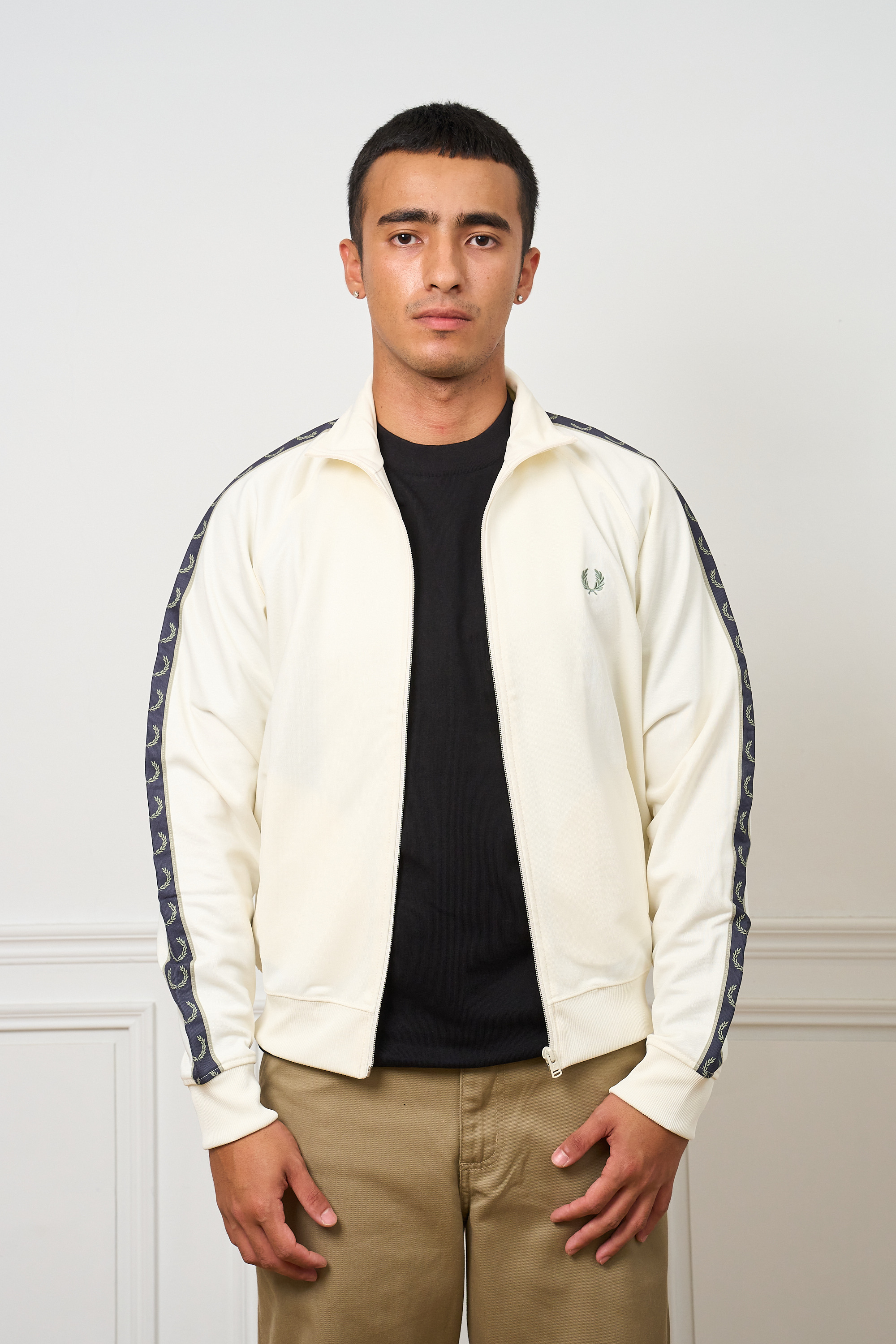 FRED PERRY Contrast Tape Track Jacket對比色織帶運動外套【J5557】