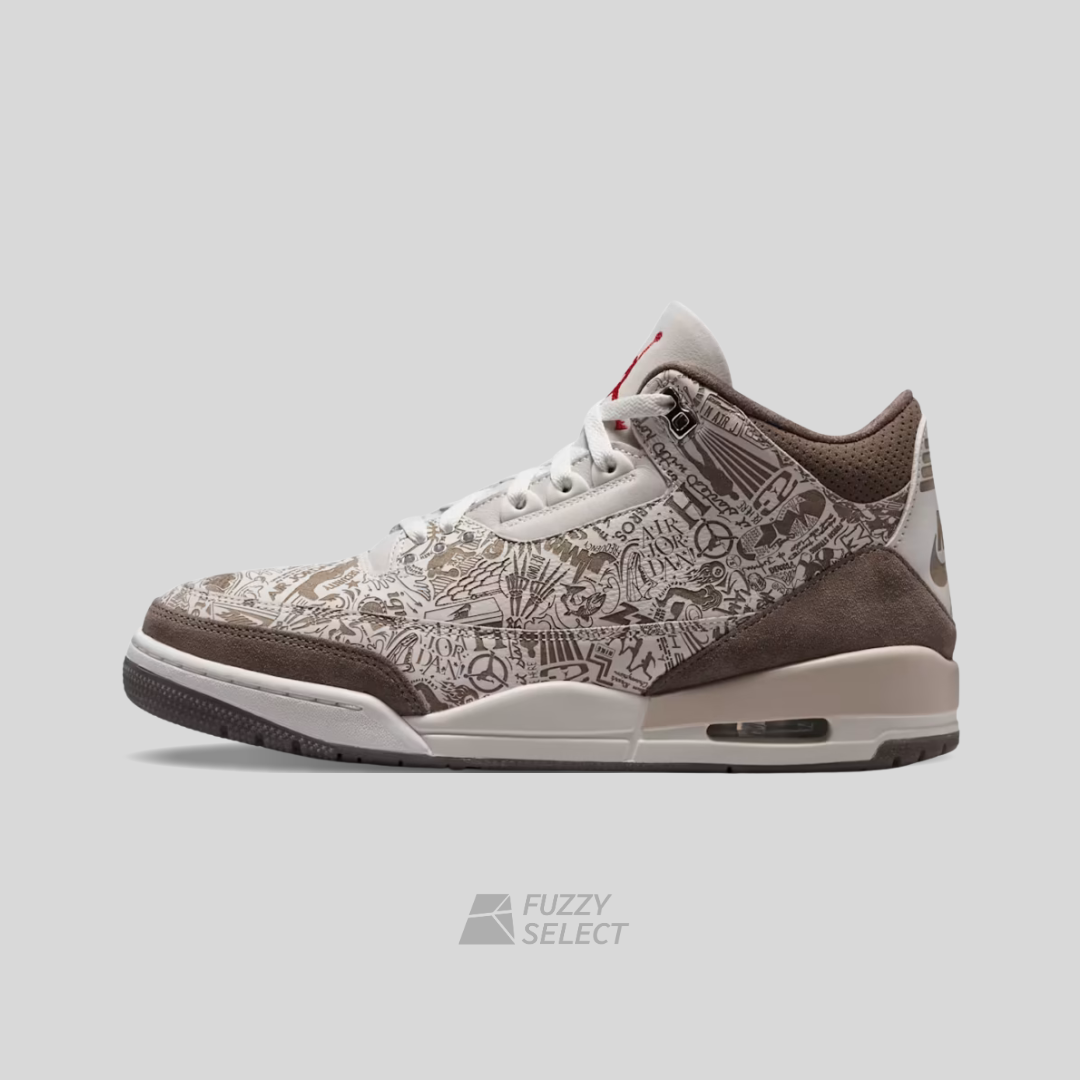 【逢甲 FUZZY】Air Jordan 3 OG "Laser" 滿版 雷射 傳奇生涯 JA1369-001