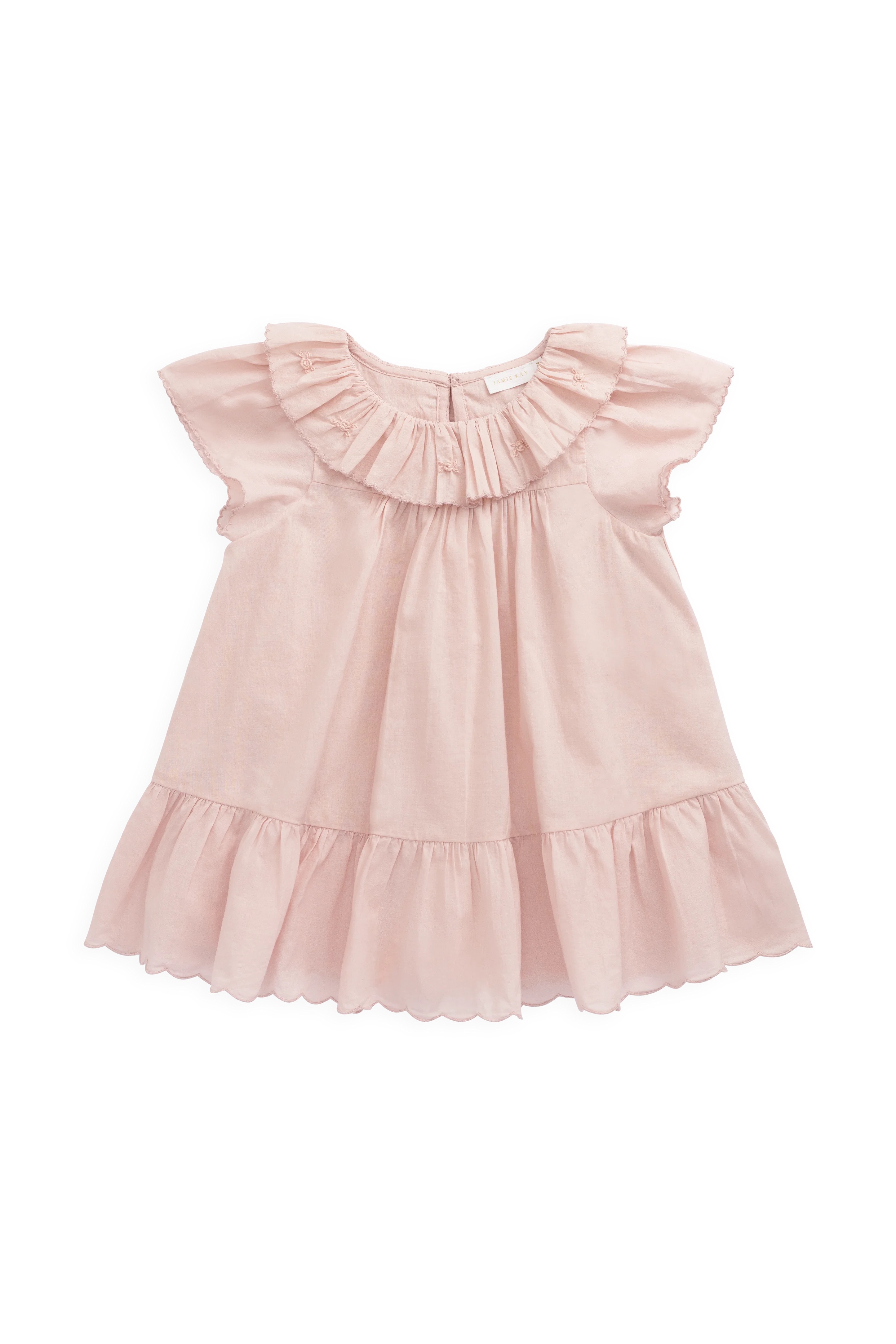 【預購】JAMIE KAY -Organic Cotton Calianna Dress（Shell Pink）