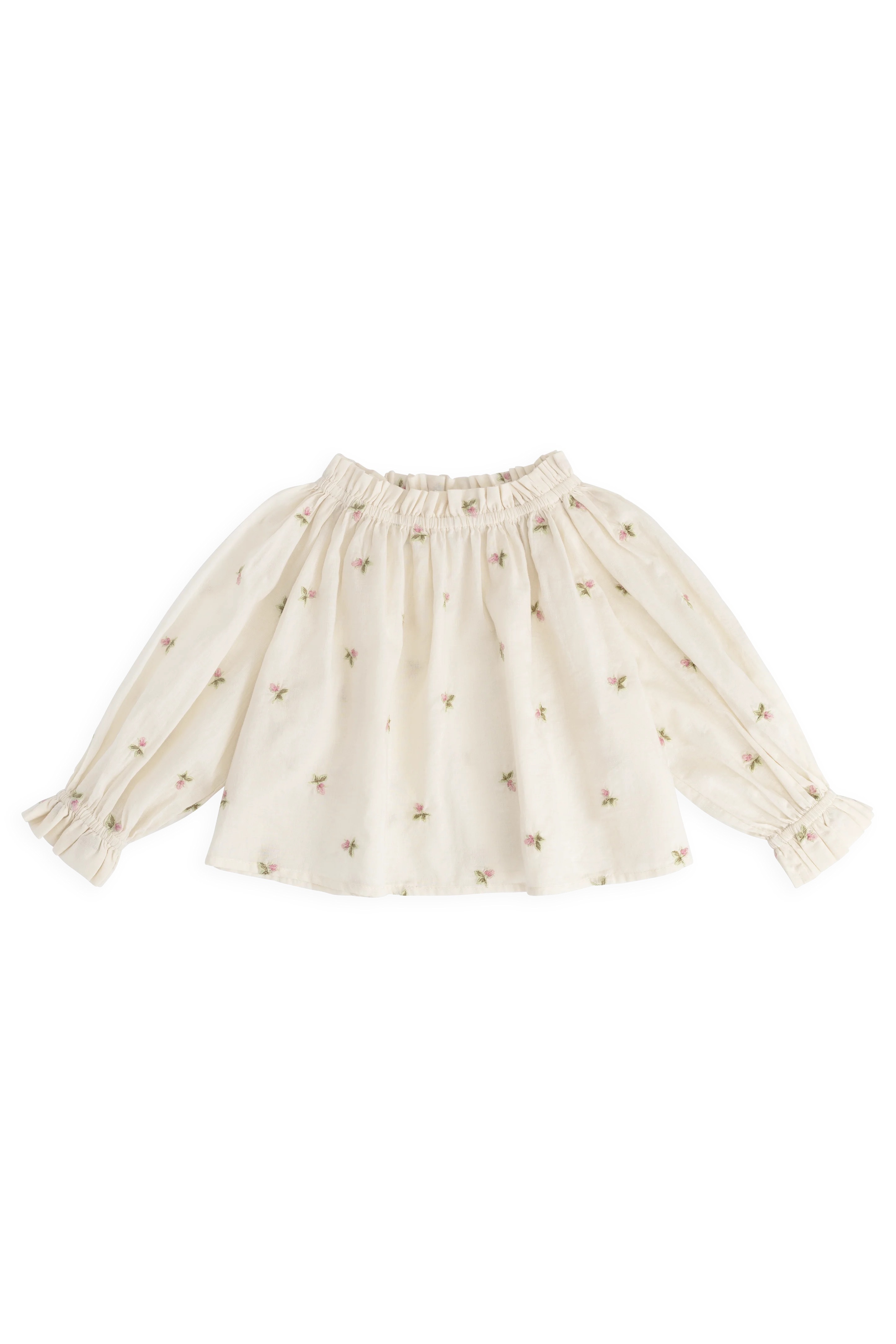 【預購】JAMIE KAY -Organic Cotton Acacia Blouse（Rosebud Egret）