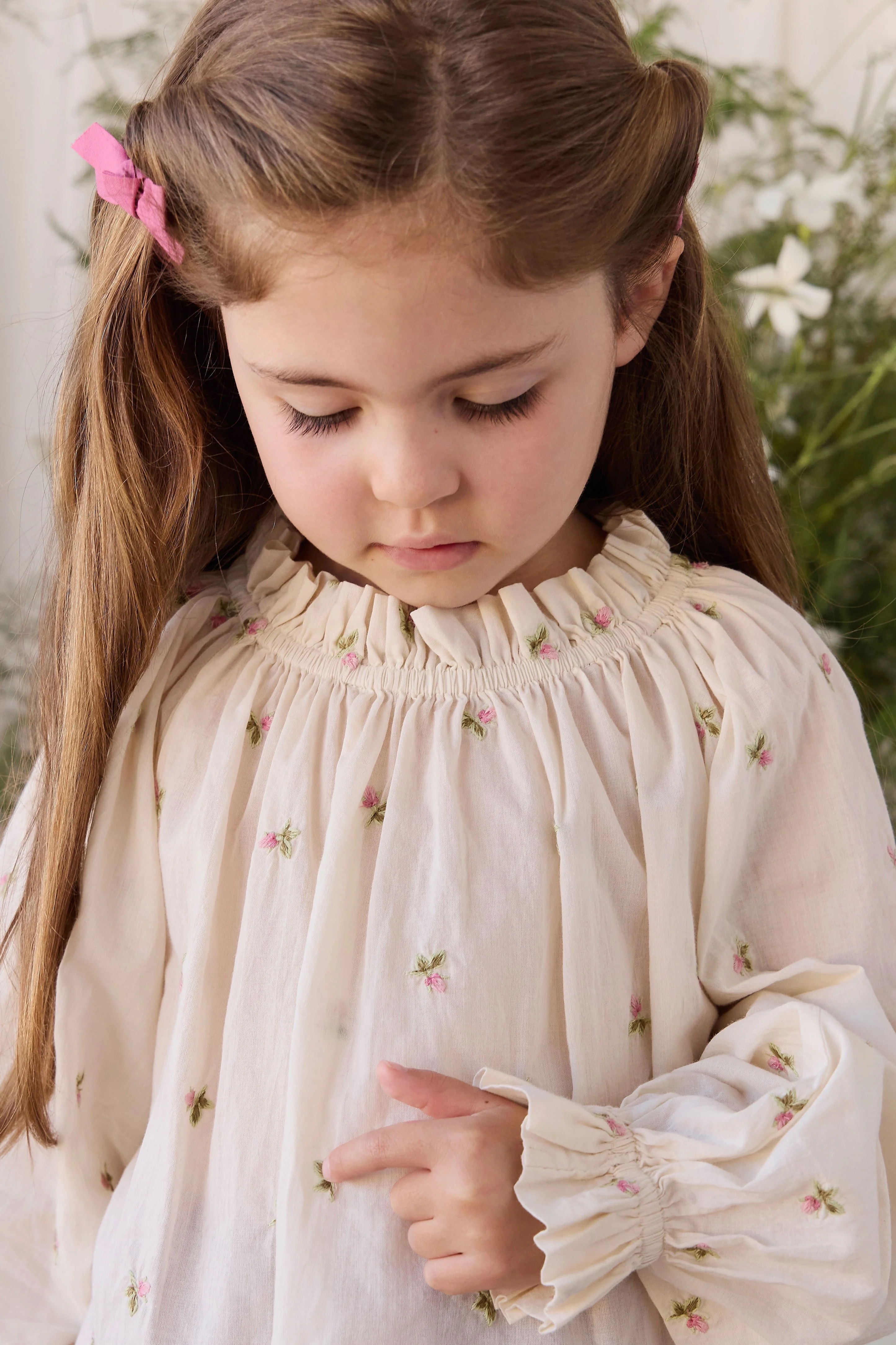 【預購】JAMIE KAY -Organic Cotton Acacia Blouse（Rosebud Egret）
