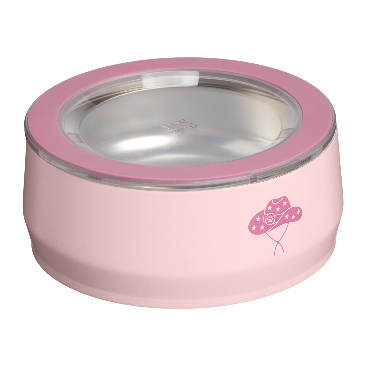 現貨丨Stanley Pet Bowl 雙層不鏽鋼寵物碗 二合一防濺蓋丨可入洗碗機 PINK DOGWOOD WESTERN
