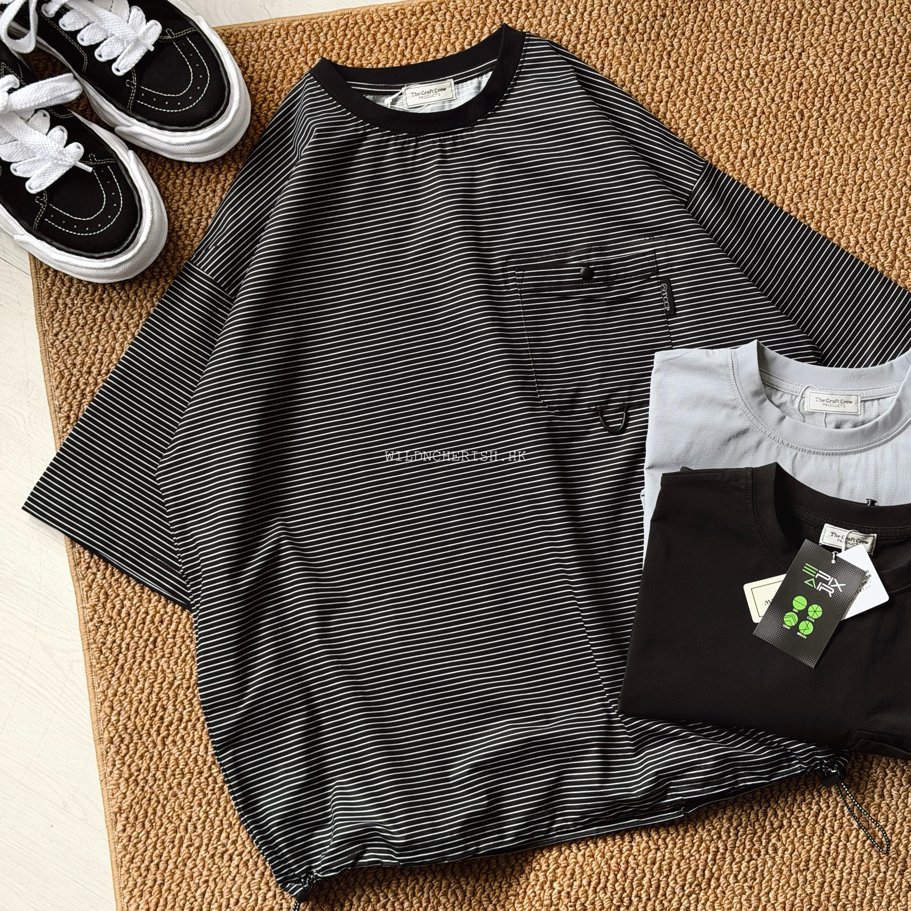 現貨 | The Craft Crew Products EPIX AIR Drawcord Pocket T-shirt 頂級涼感