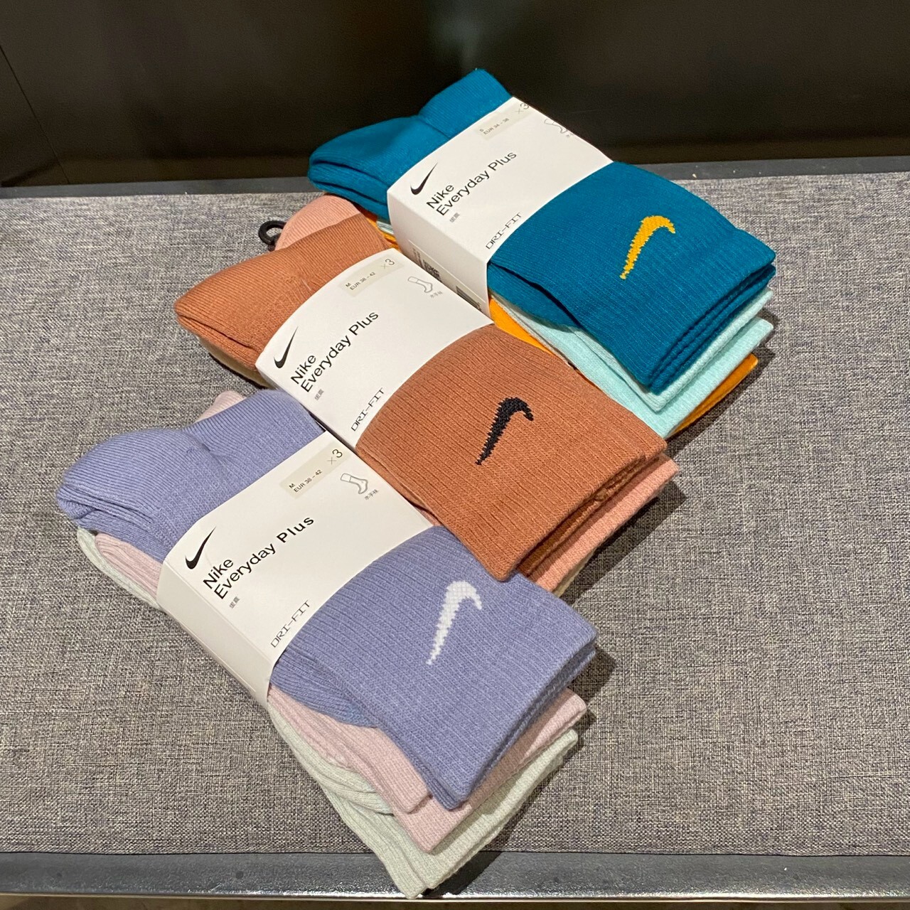 Nike  Everyday Plus 長襪 繽紛色系 3雙入 SX6888-914  933  932