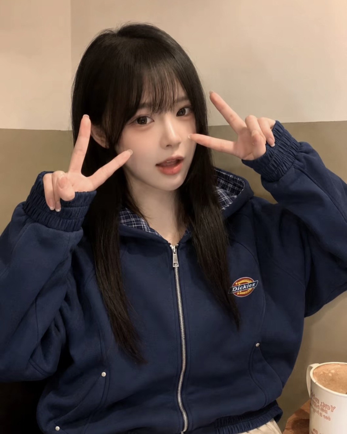 Dickies 美式 復古 格子 撞色 解構 連帽外套 3色