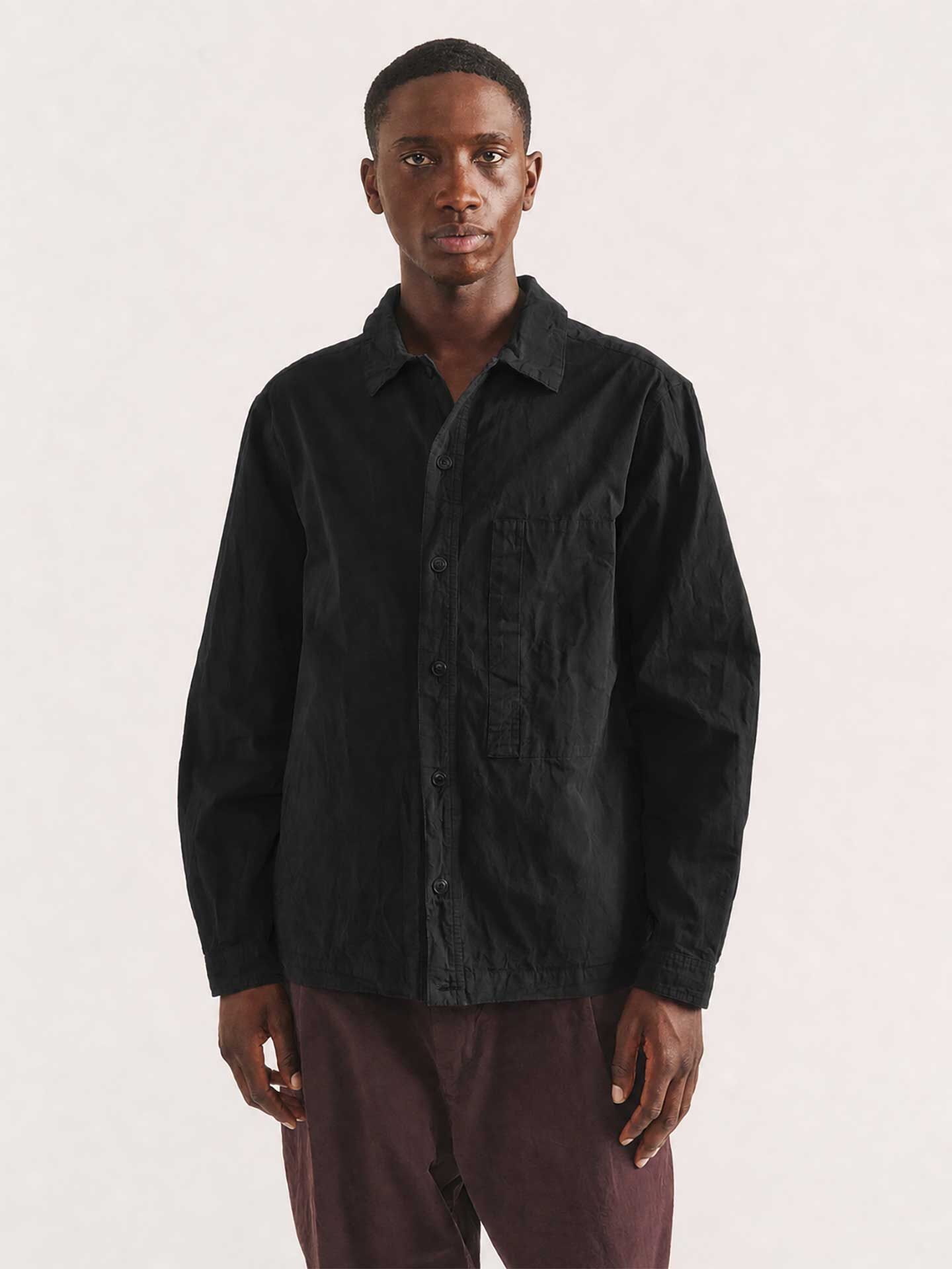 Casey Casey Ikla Shirt Washed Paper Cotton Shirt