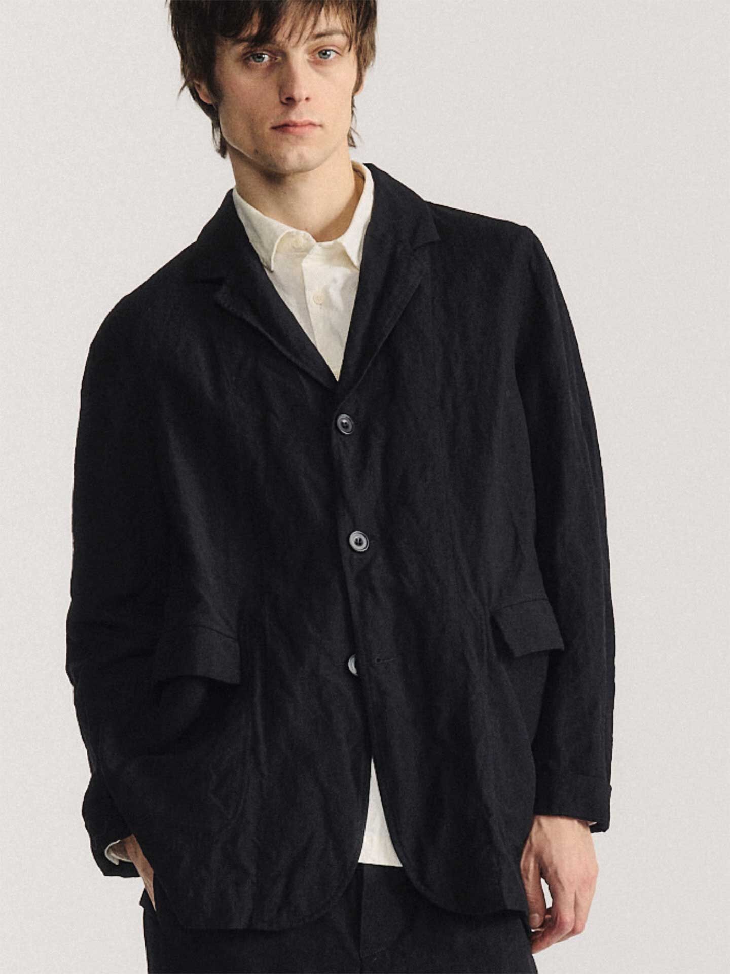 Casey Casey Jak Pat Reversible Linen-Wool Reversible Ja