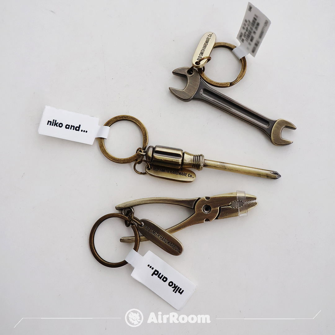 2026AW Niko and... OLD SMITH 工具 造型 鑰匙圈 板手 螺絲起子 鉗子 現貨