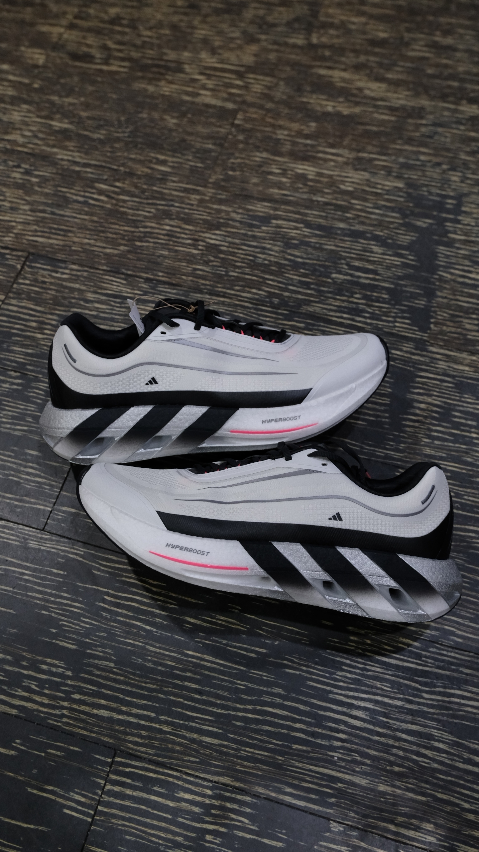 男鞋 ADIDAS HYPERBOOST LITE 白黑 王鶴棣同款 慢跑鞋 KH6788