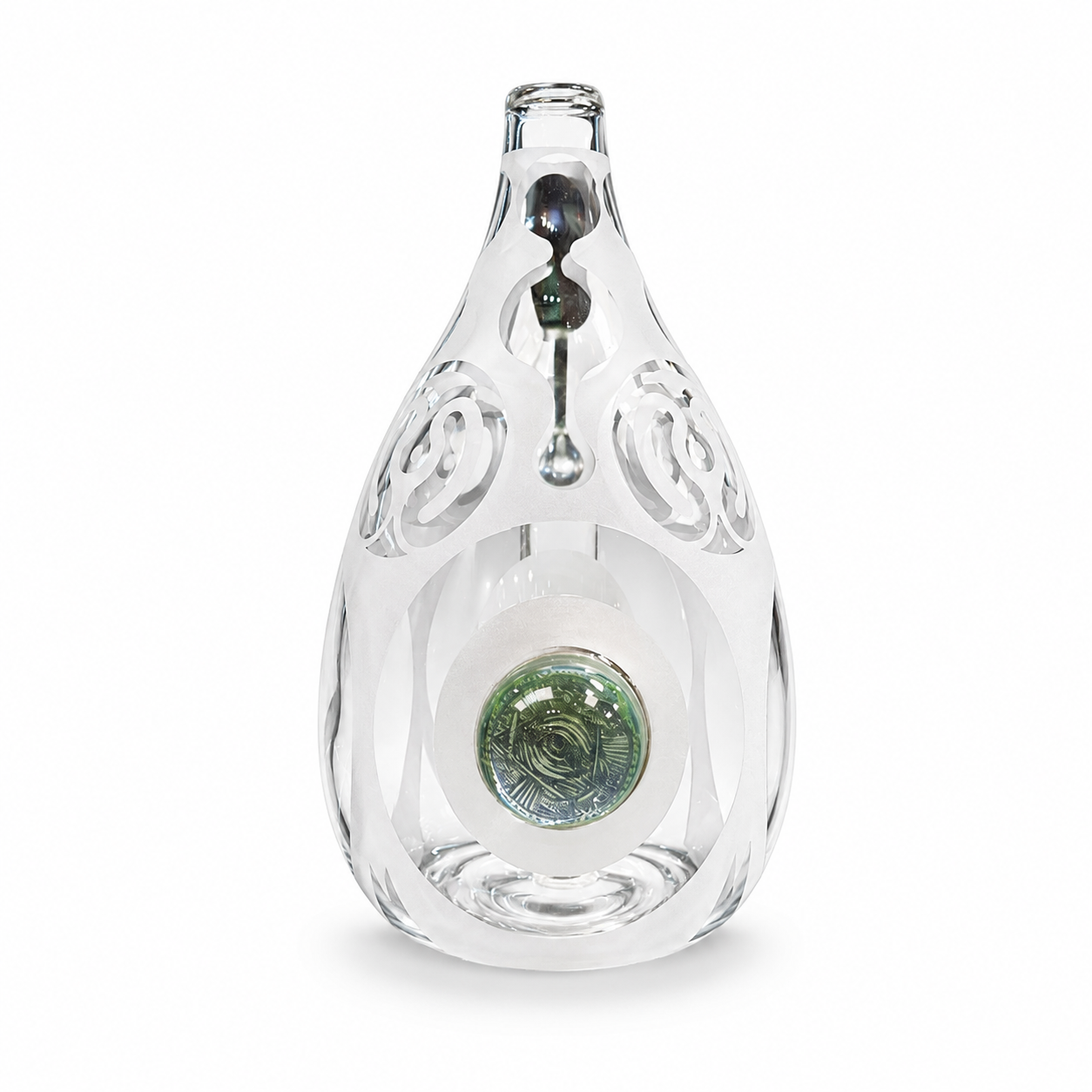 🇺🇸Glass Swirl Core 玻璃水煙壺 (13 CM)
