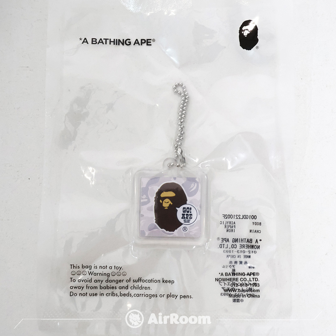 2026AW A BATHING APE BAPE STORE GO! APE KEYCHAIN 原宿 店鋪限定 熱門 迷彩 鑰匙圈 現貨