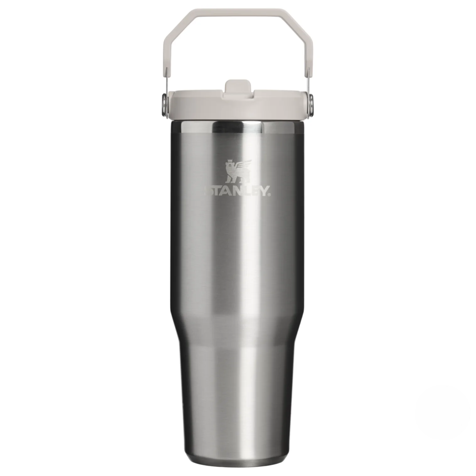 少 量 現 貨丨Stanley 1913 IceFlow™ 手提吸管杯 2.0 Flip Straw Tumbler Stainless Steel Ash 30oz