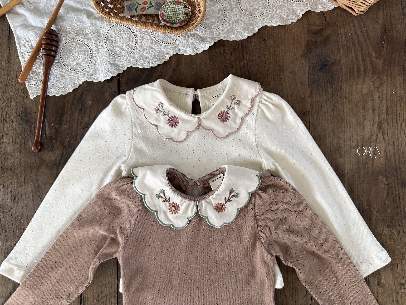 OREN Cecil Eyelet T-shirt