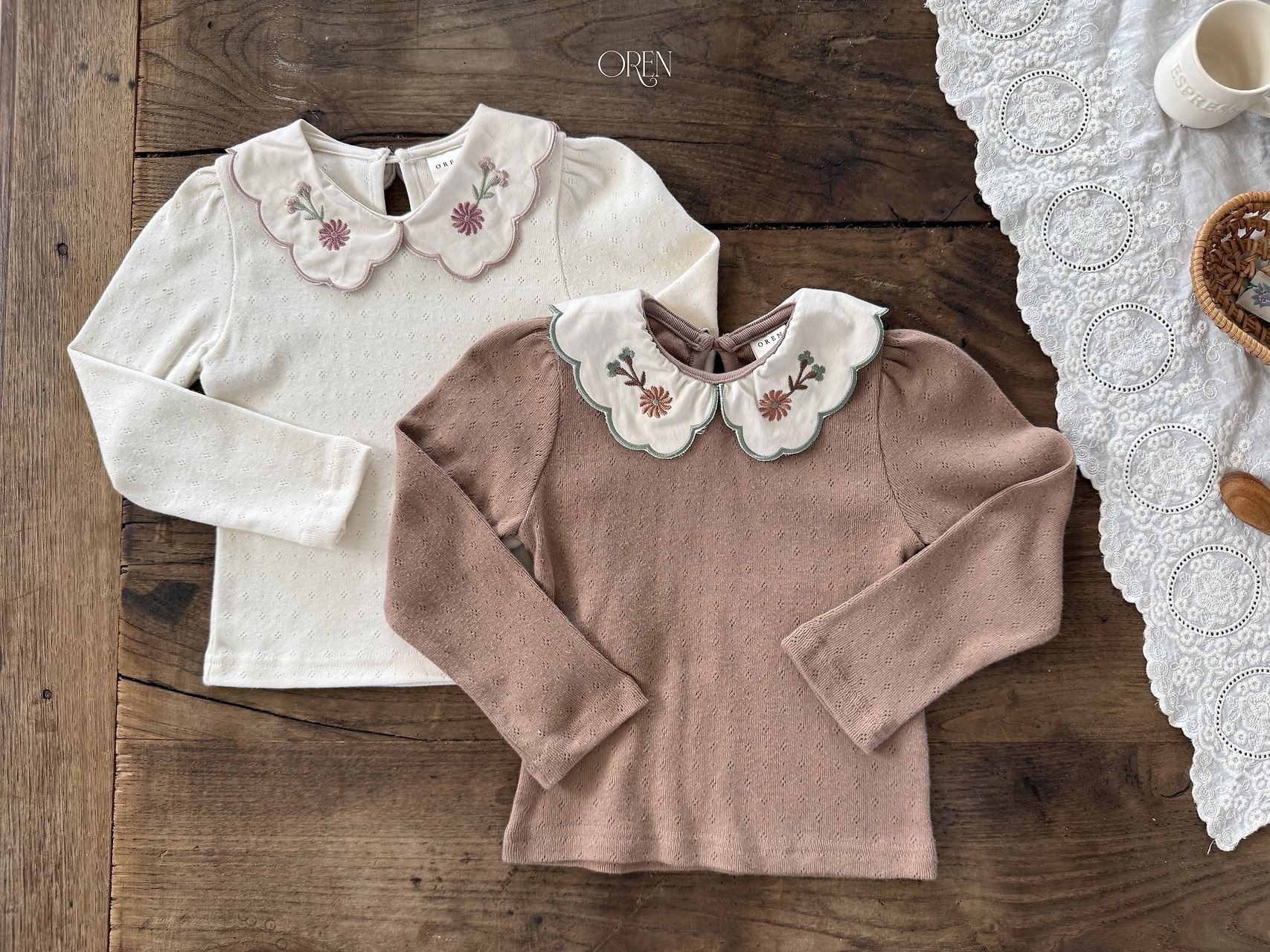 OREN Cecil Eyelet T-shirt