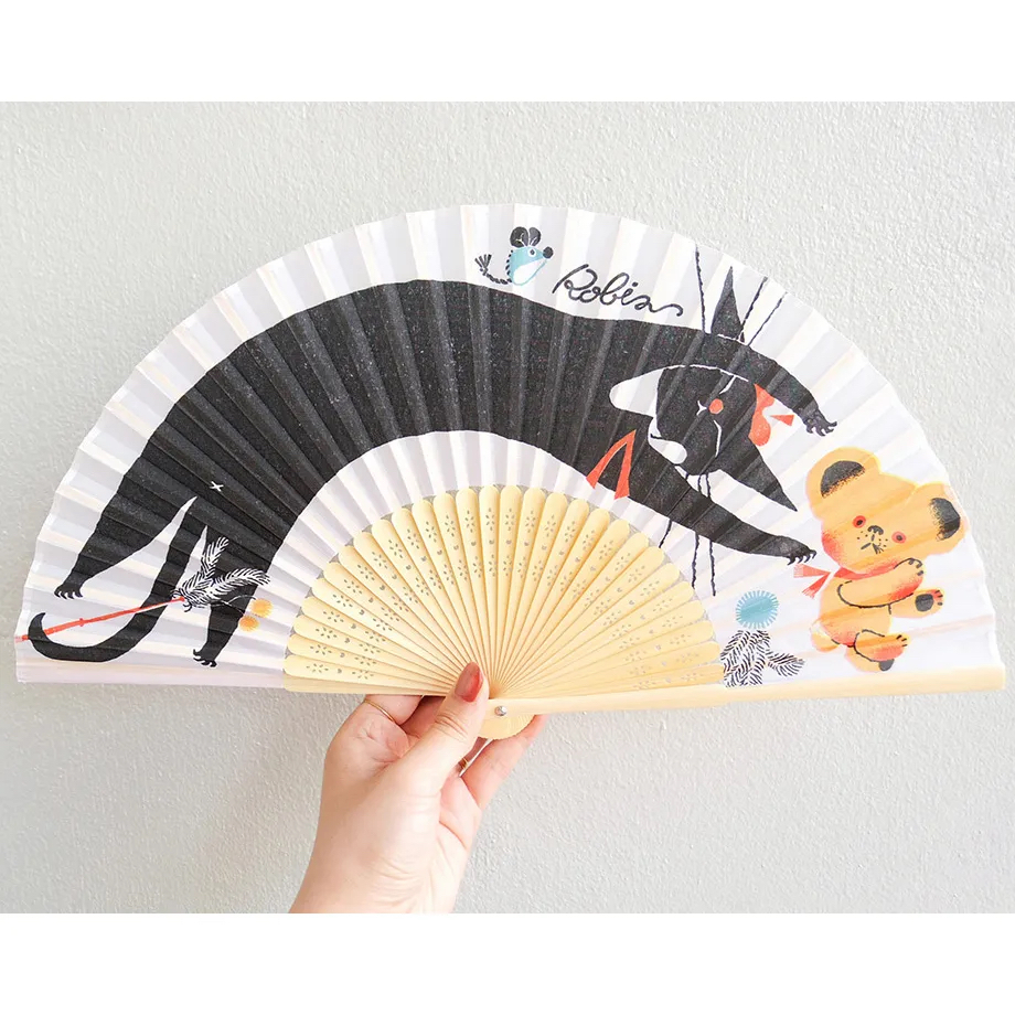 黑貓意匠 夏日摺扇｜日本表現社